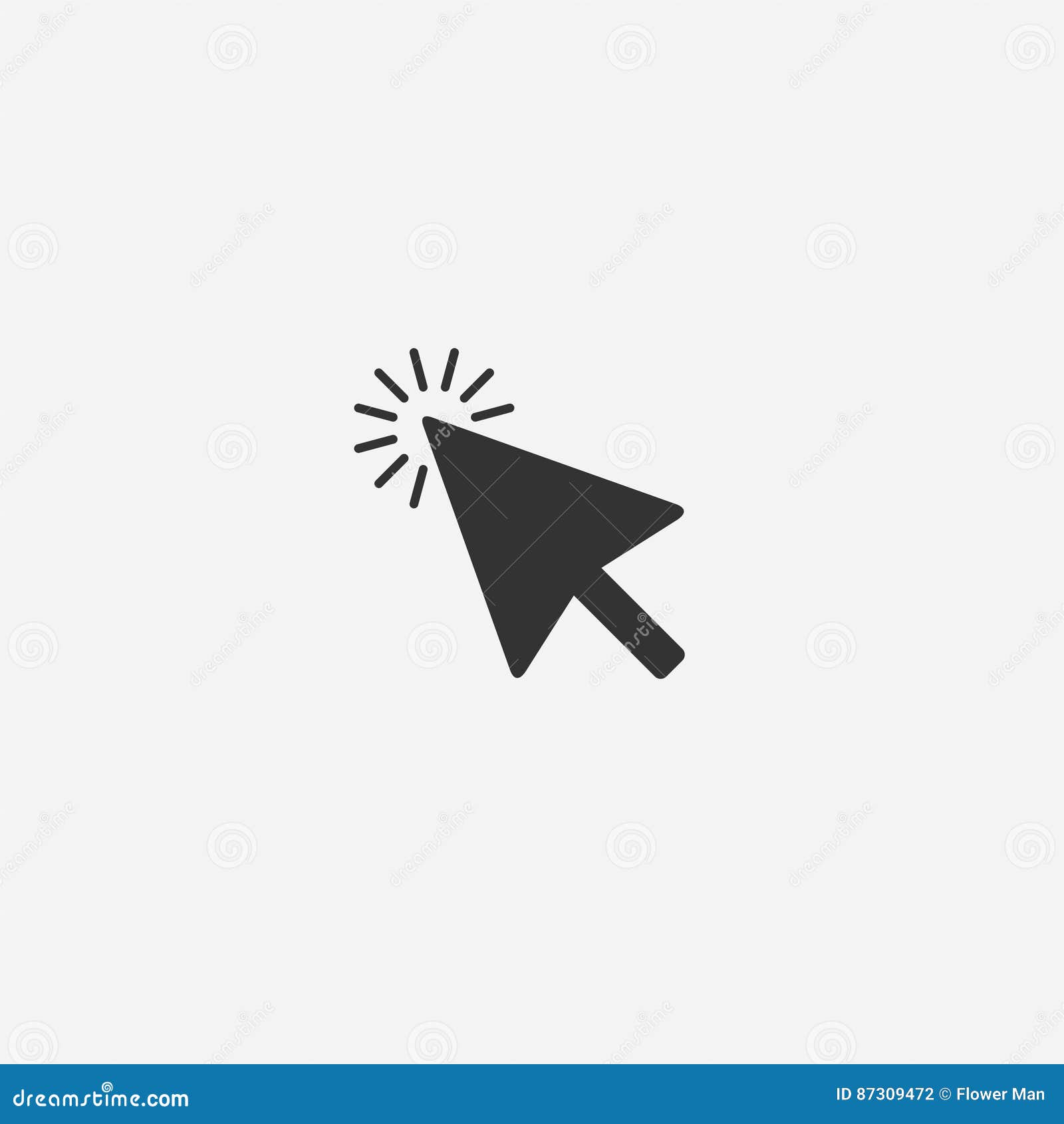 abstract mouse cursor  icon