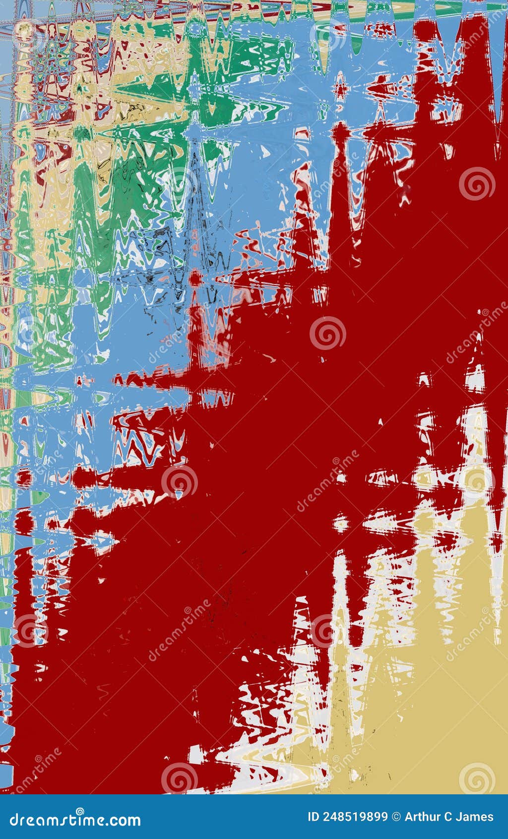 Abstract Multi-coloured Creative Digital Art Design Stock Illustration ...