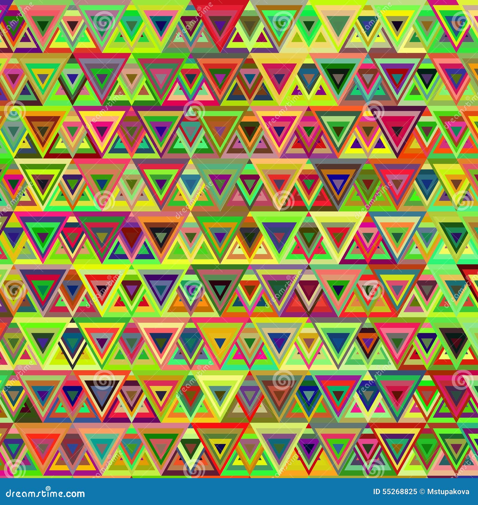 abstract multicolor triangle pattern