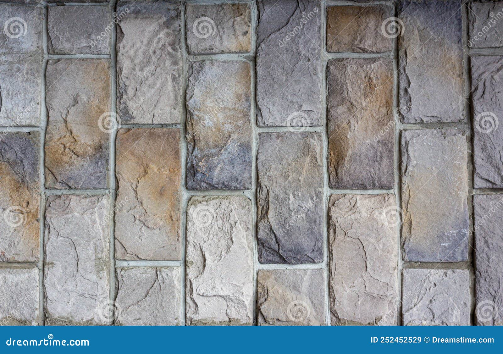 Abstract Multicolour Brick Wall Texture for the Background.Beautiful