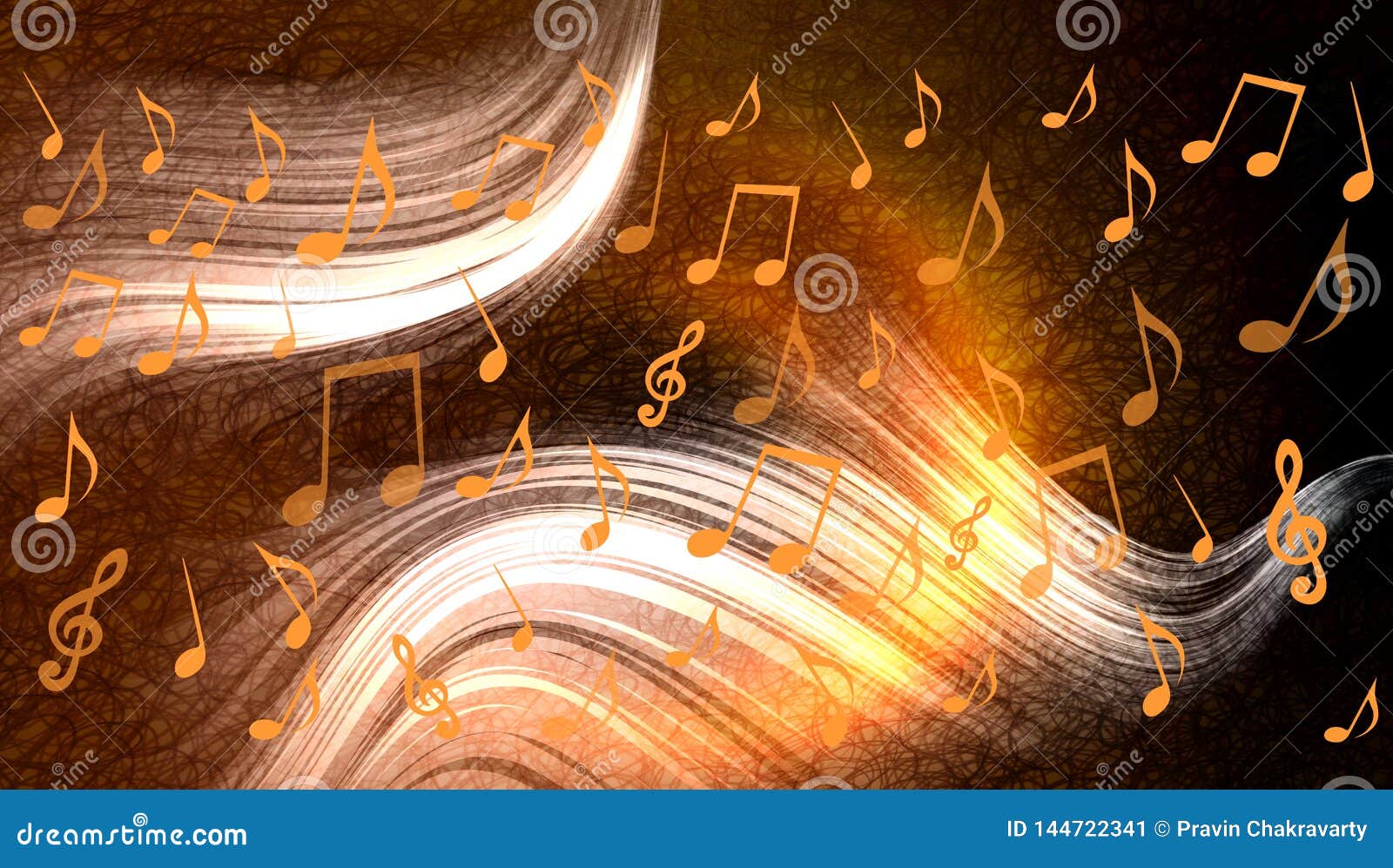 Abstract Music Background. Vector Illustration Stock Vector - Illustration  of download, concept: 144722341