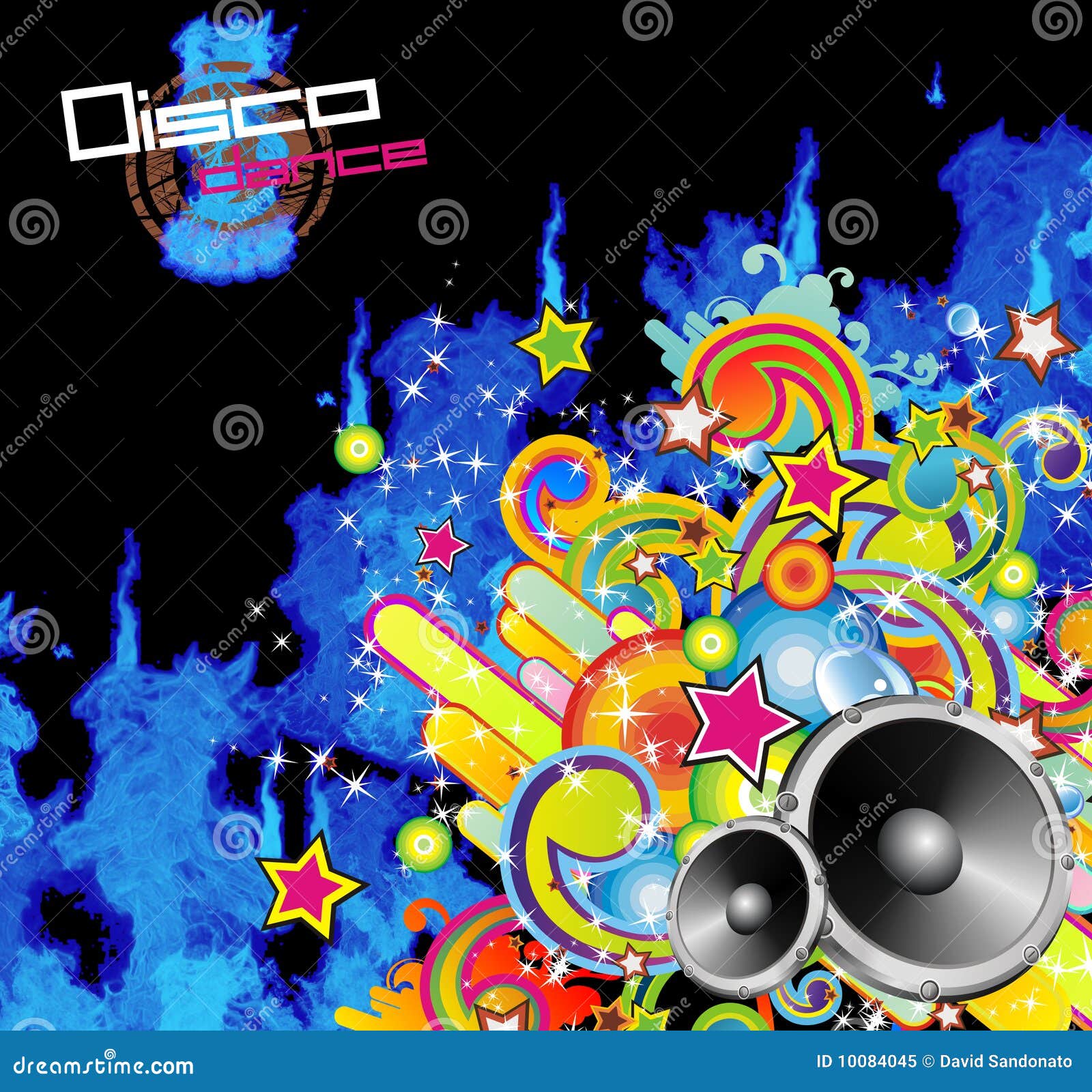 Abstract Music Flyer Background Royalty Free Stock Photo - Image: 10084045