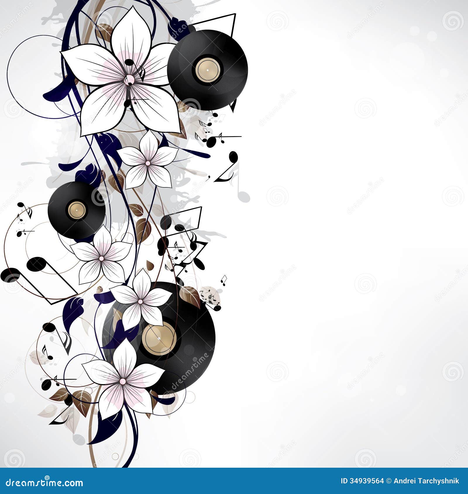 music note doodle art