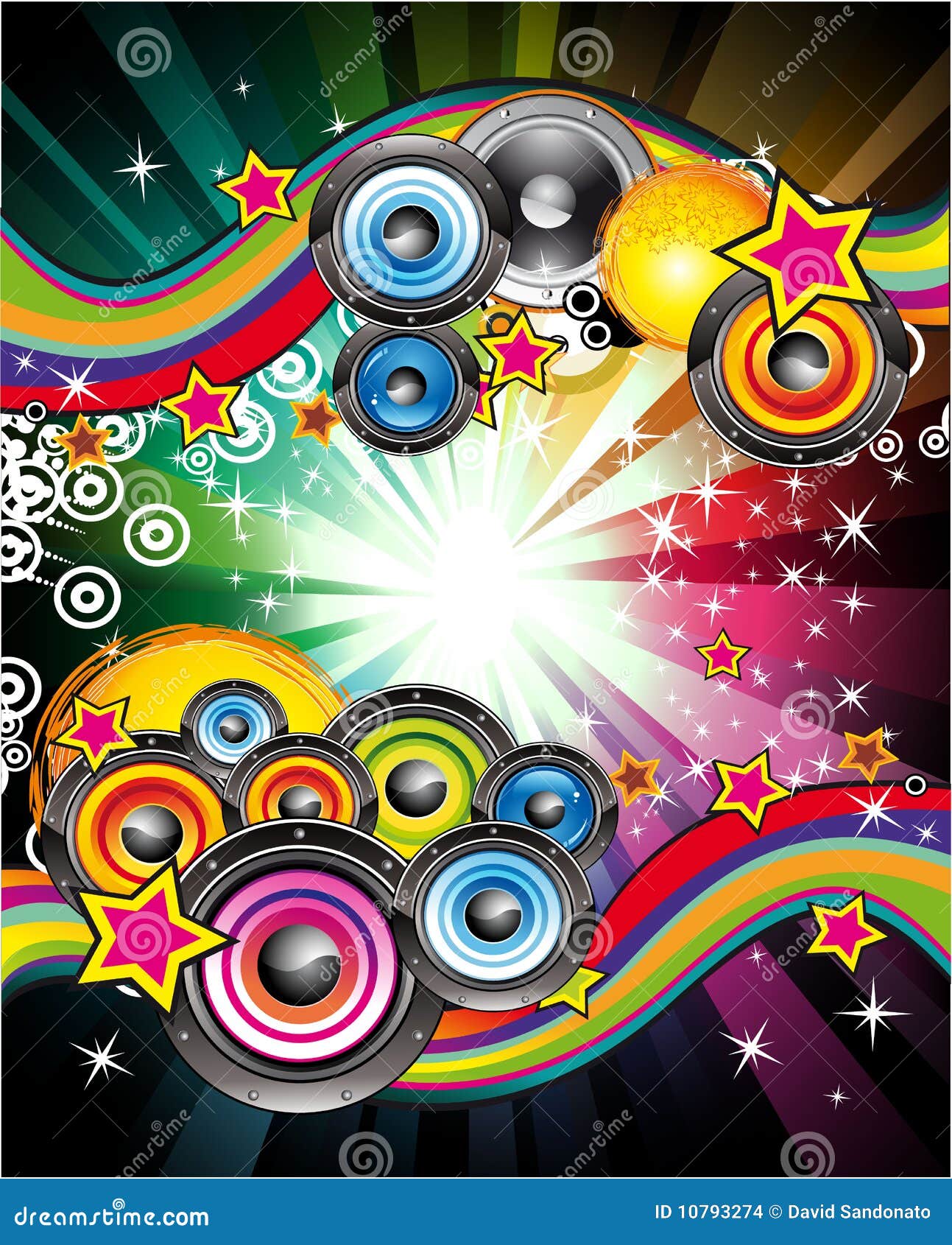 Abstract Musical Event Background Stock Vector - Illustration of ...