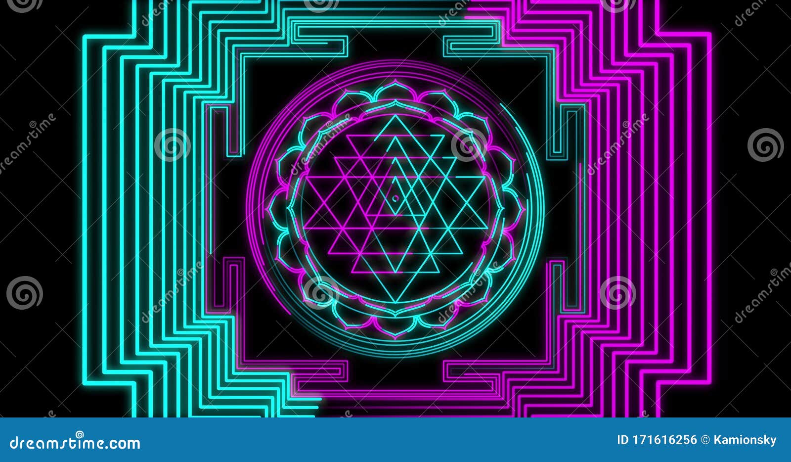 Geometric Shapes OLED Wallpaper in 4K