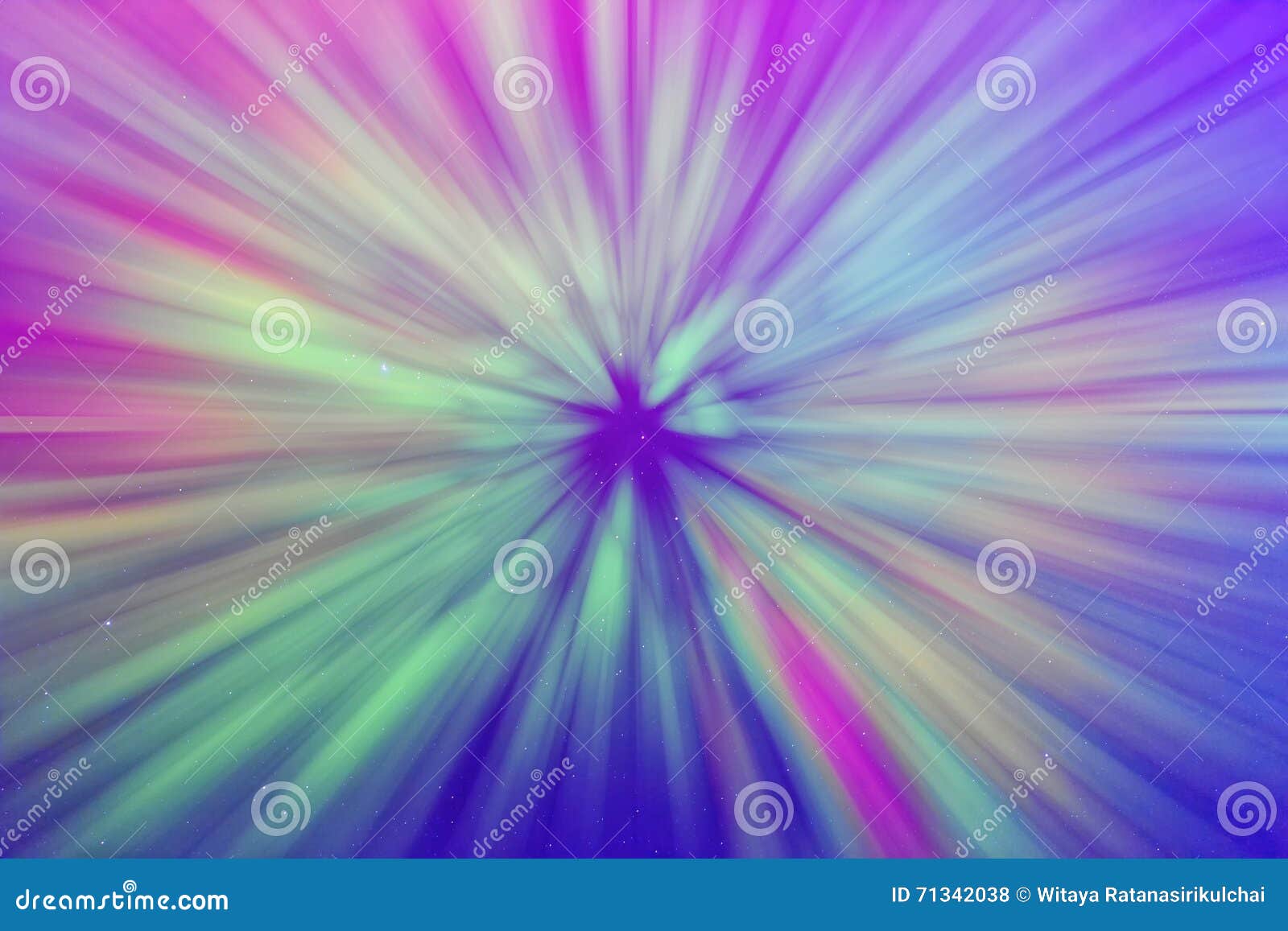 Abstract Night Sky with Stars and Zoom Aurora Stock Photo Image of