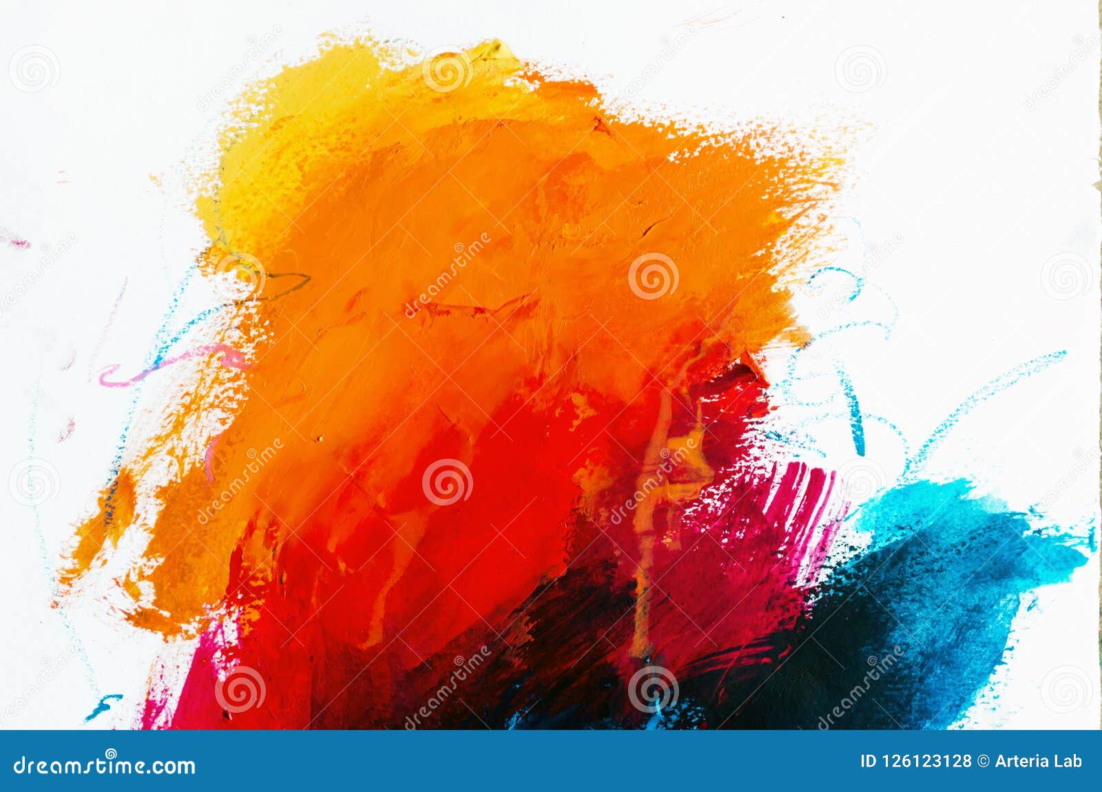 Abstract Oil Painting Background. Oil on Canvas Texture. Hand Dr Stock  Photo - Image of grunge, blue: 126123128