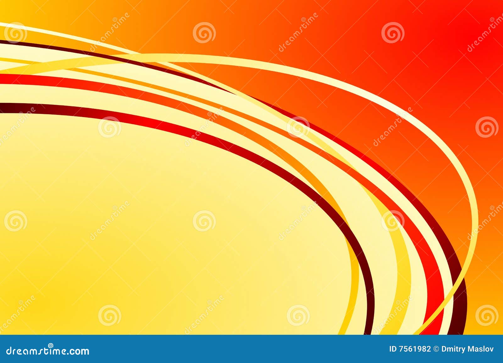 Abstract Orange Picture. Image 7561982
