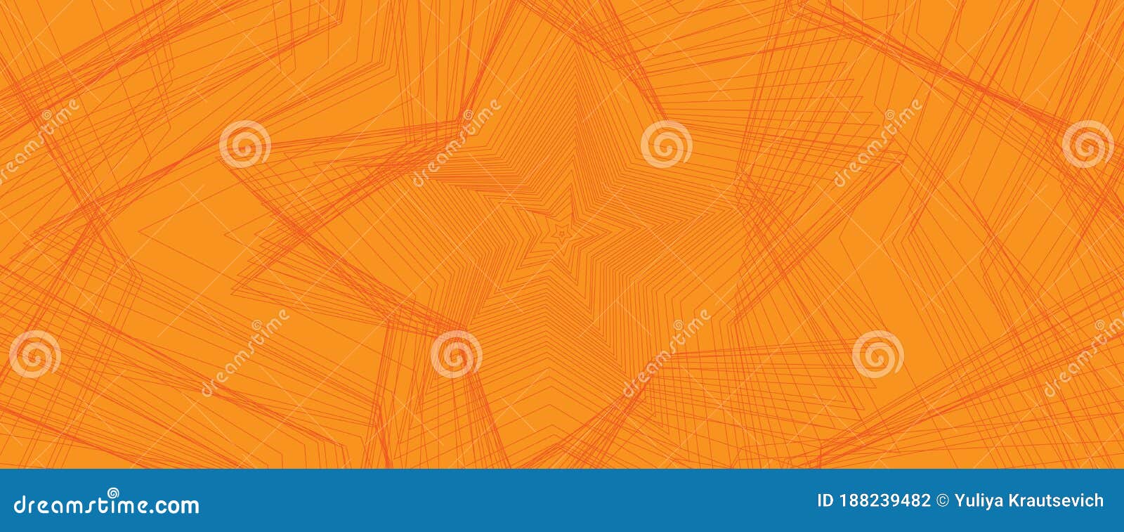 Abstract Orange Background with Stars. Abstract Texture. Vector Stock Vector Illustration of