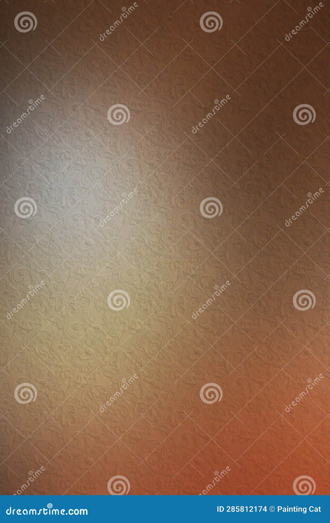 Abstract Orange and Brown Background with Copy Space for Text or Image