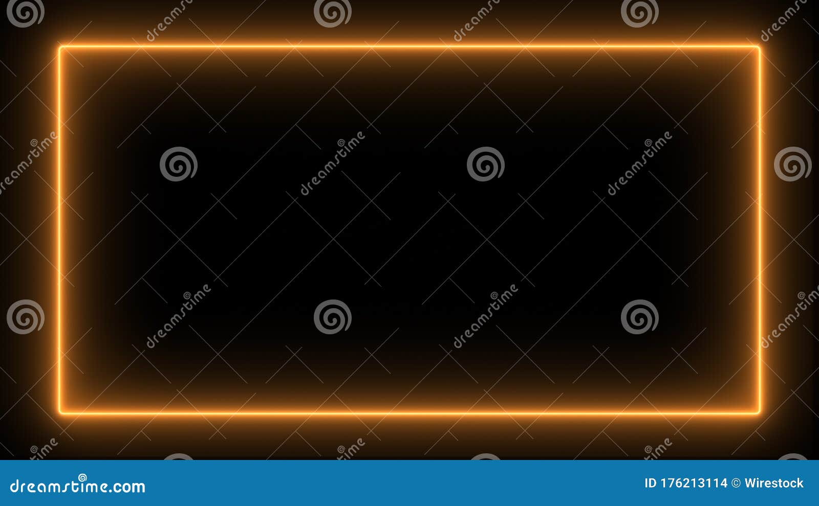 Abstract Orange LED Neon Screen Background Texture Stock Photo Image