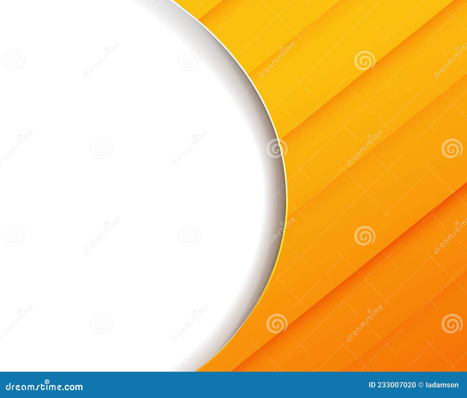 Abstract Orange Poster with Line Stock Vector Illustration of orange