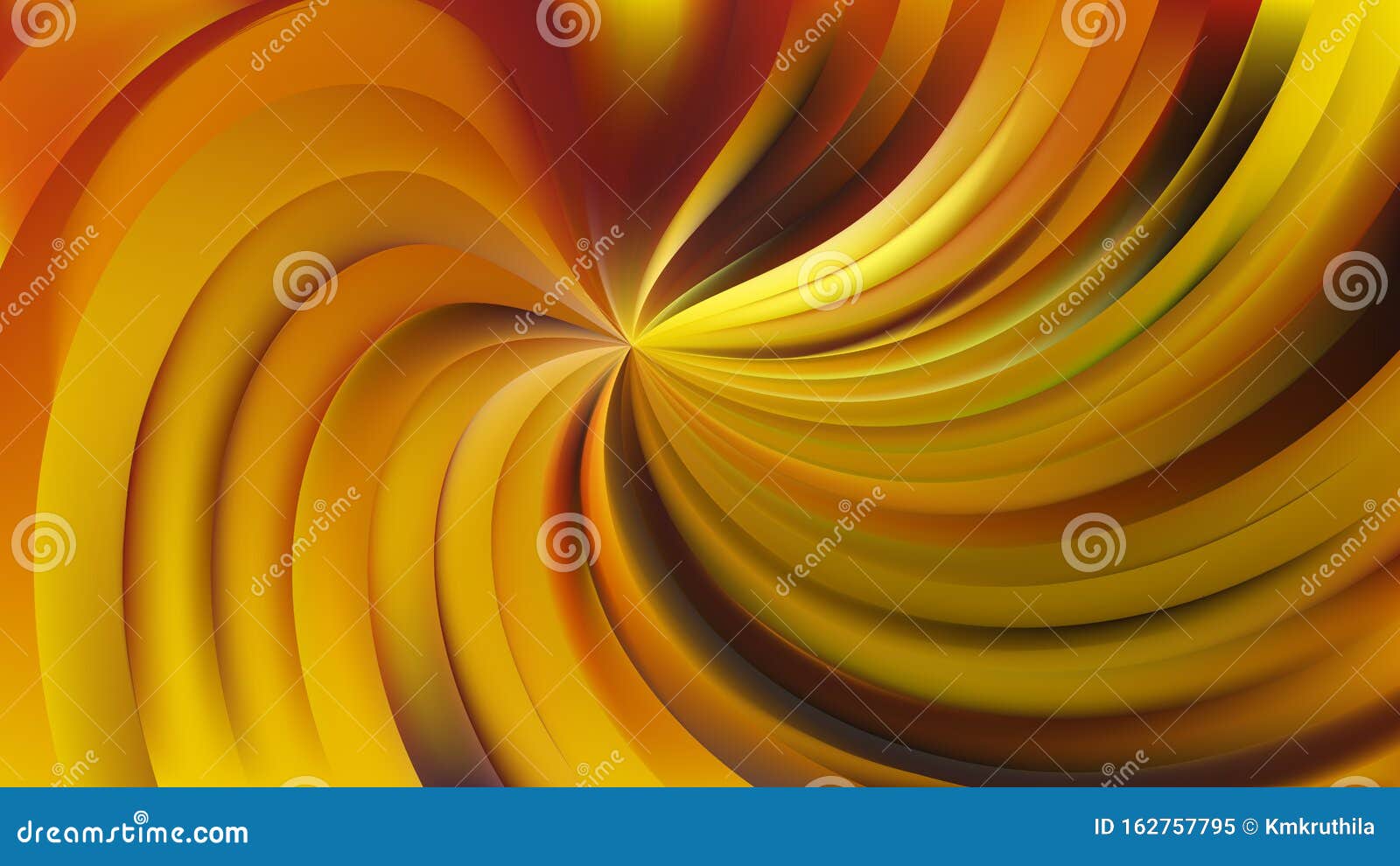 Abstract Orange Swirl Background Image Stock Vector Illustration of