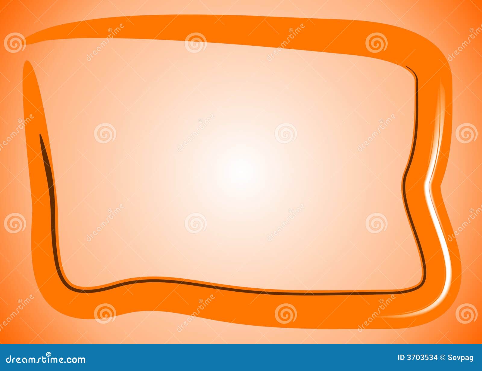 Abstract orange television stock illustration. Illustration of colors
