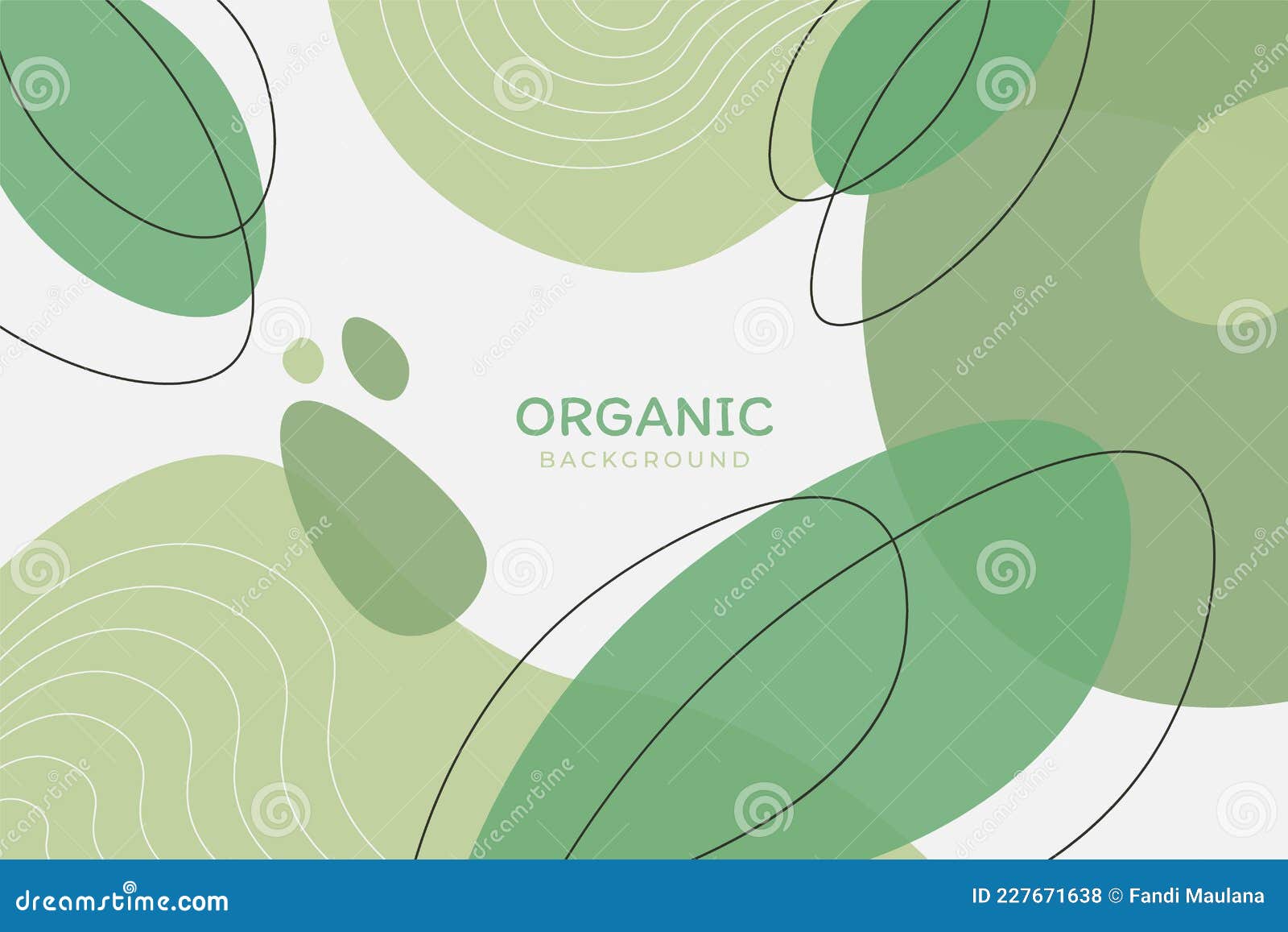 Abstract Organic Shape Hand Drawn Aesthetic Green Minimal Background Stock  Vector - Illustration of aesthetic, background: 227671638