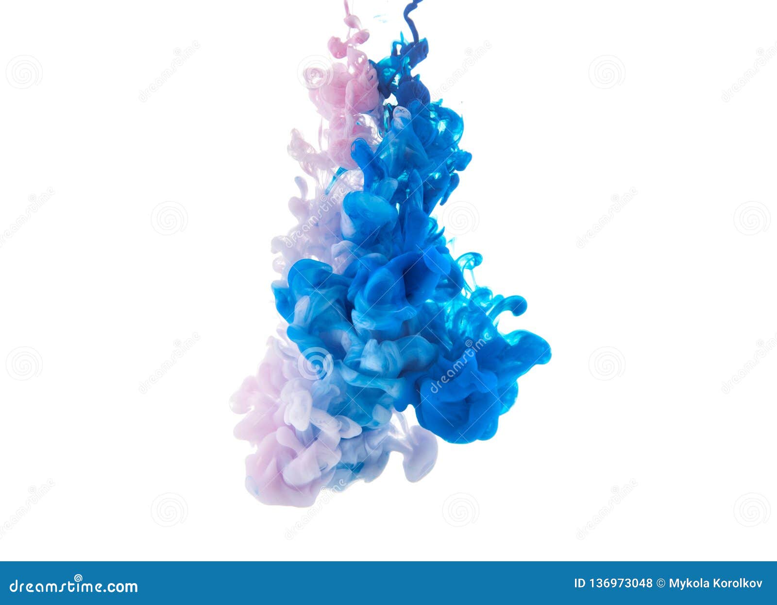 Abstract Paint Splash Isolated on White Background - Image Colourful ...