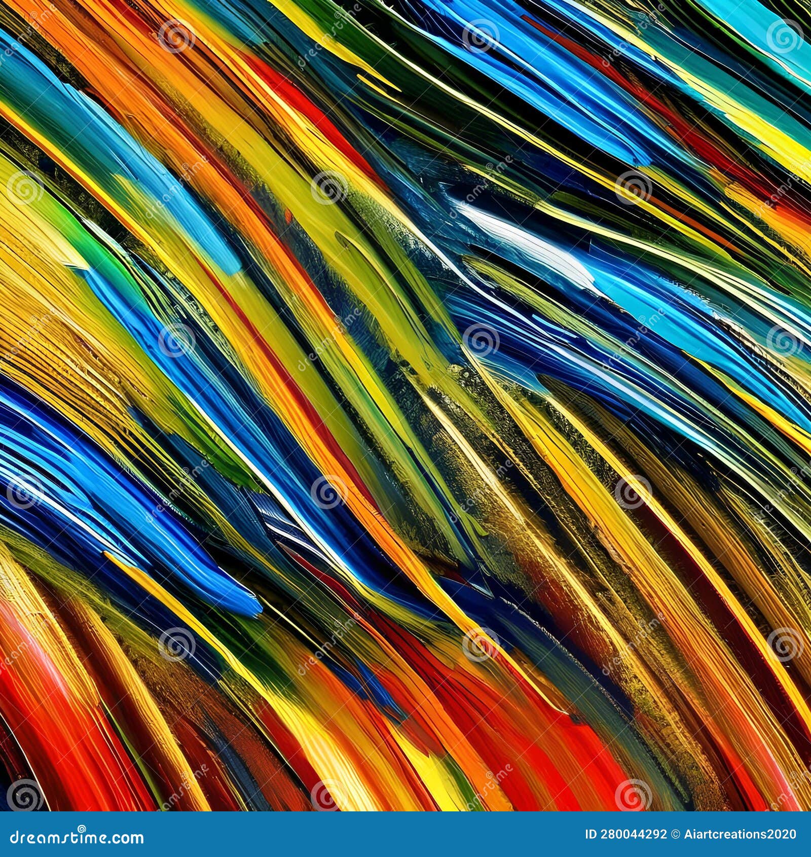 1633 Abstract Paint Strokes an Artistic and Modern Background