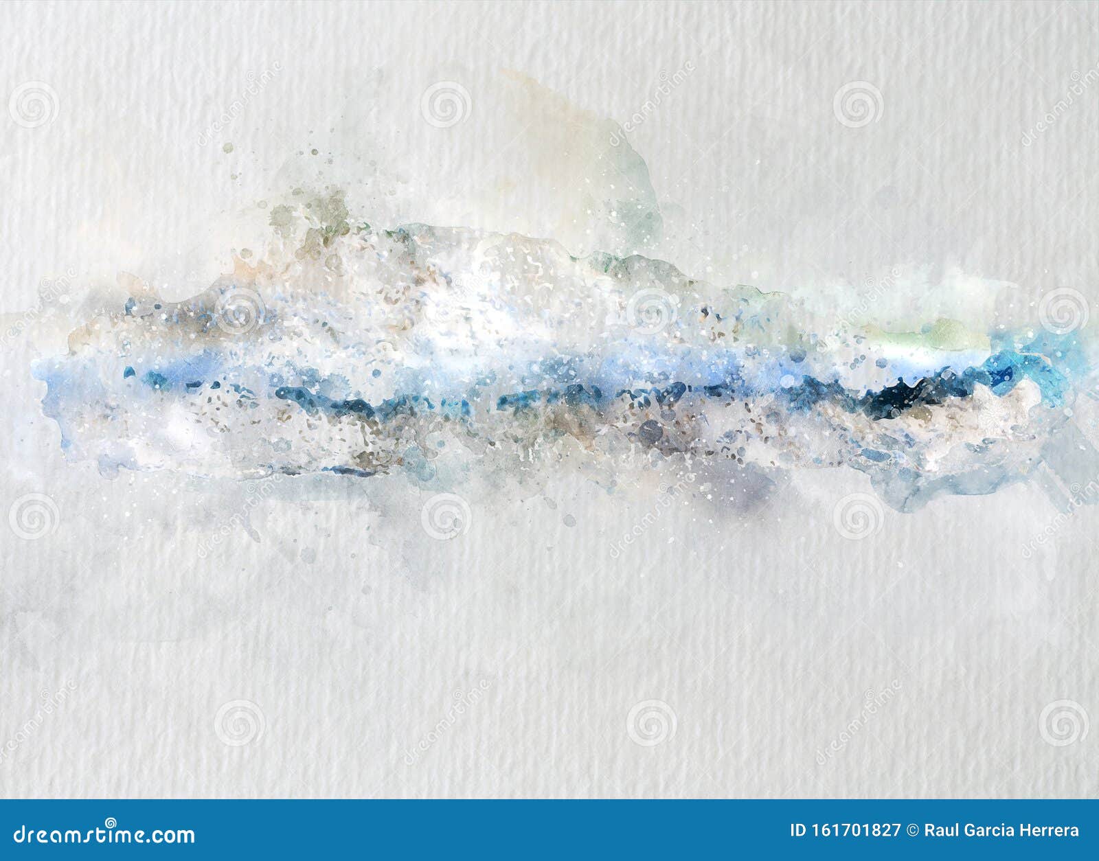 abstract paint water blue sea wave. creative abstract painted background, wallpaper, texture. modern art. contemporary art