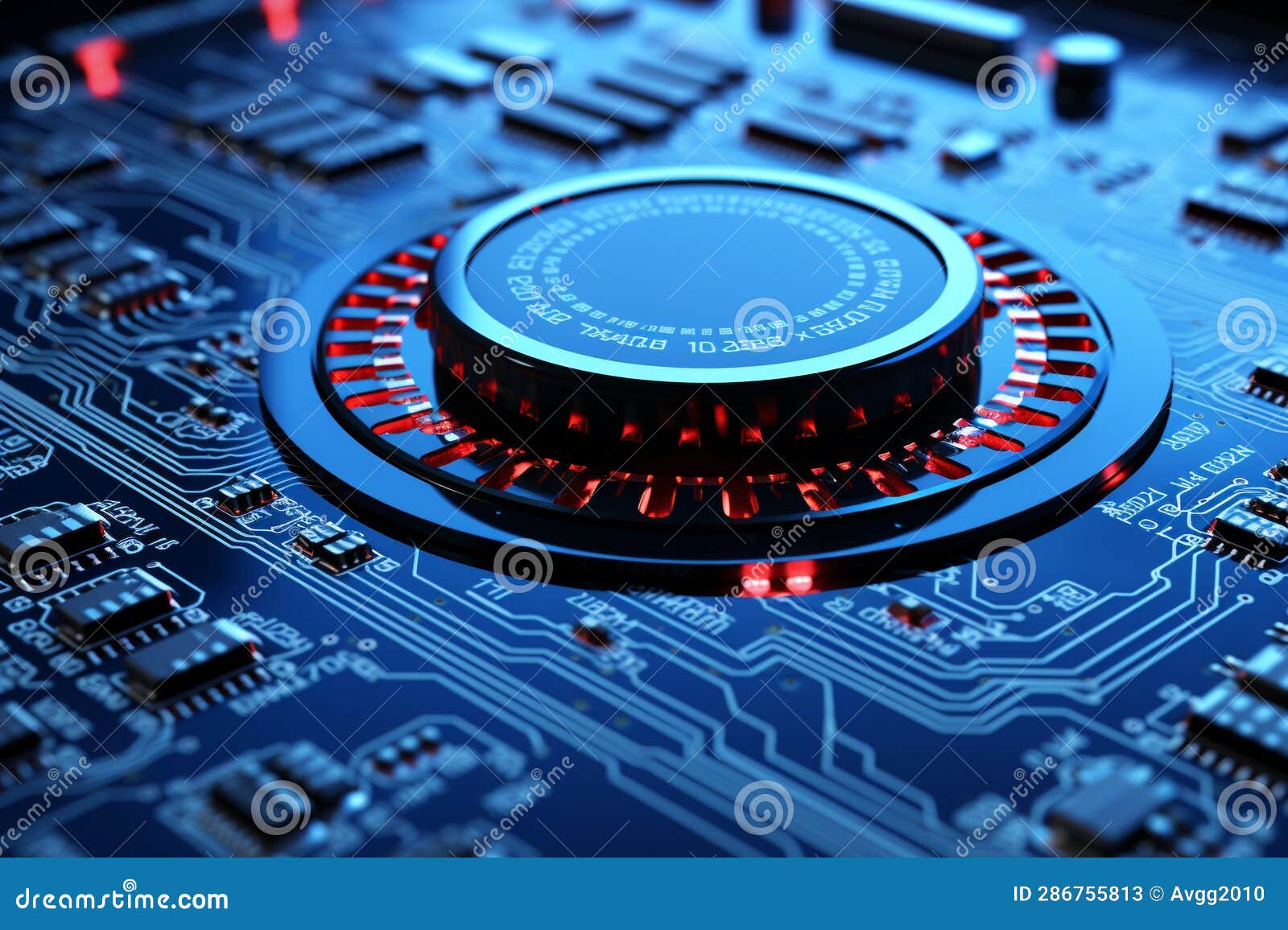 Captivating Electronic Art a Look into the Abstraction of High Detail