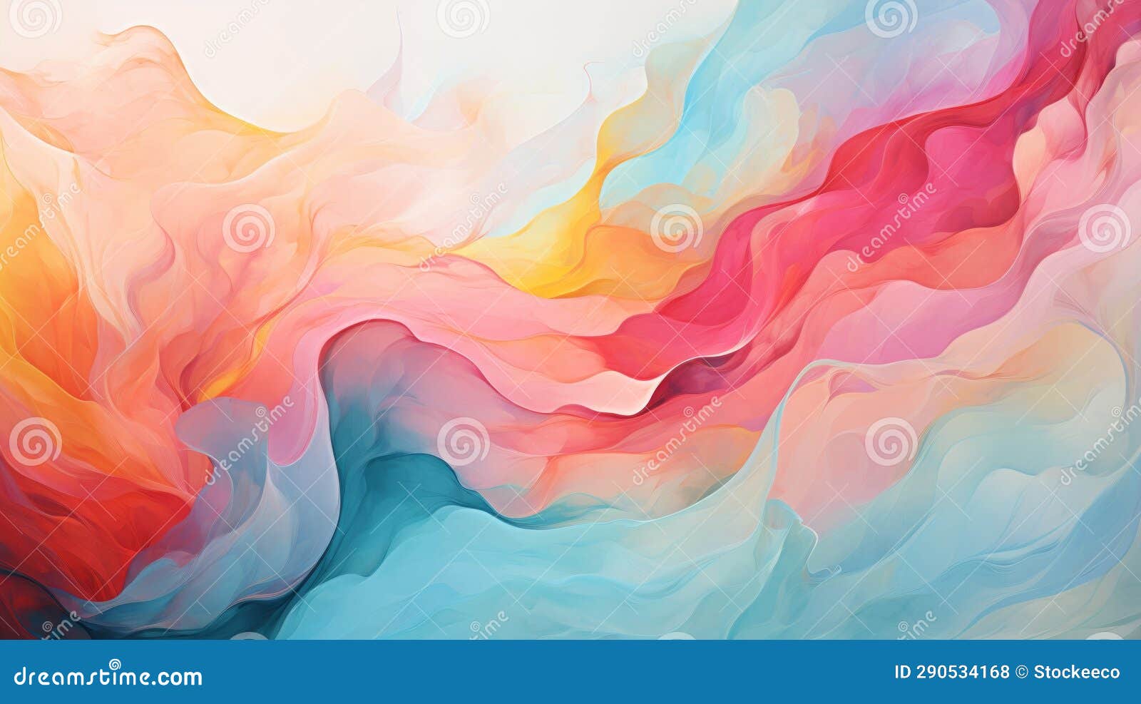 create a colorful abstract painting with dreamlike brushstrokes