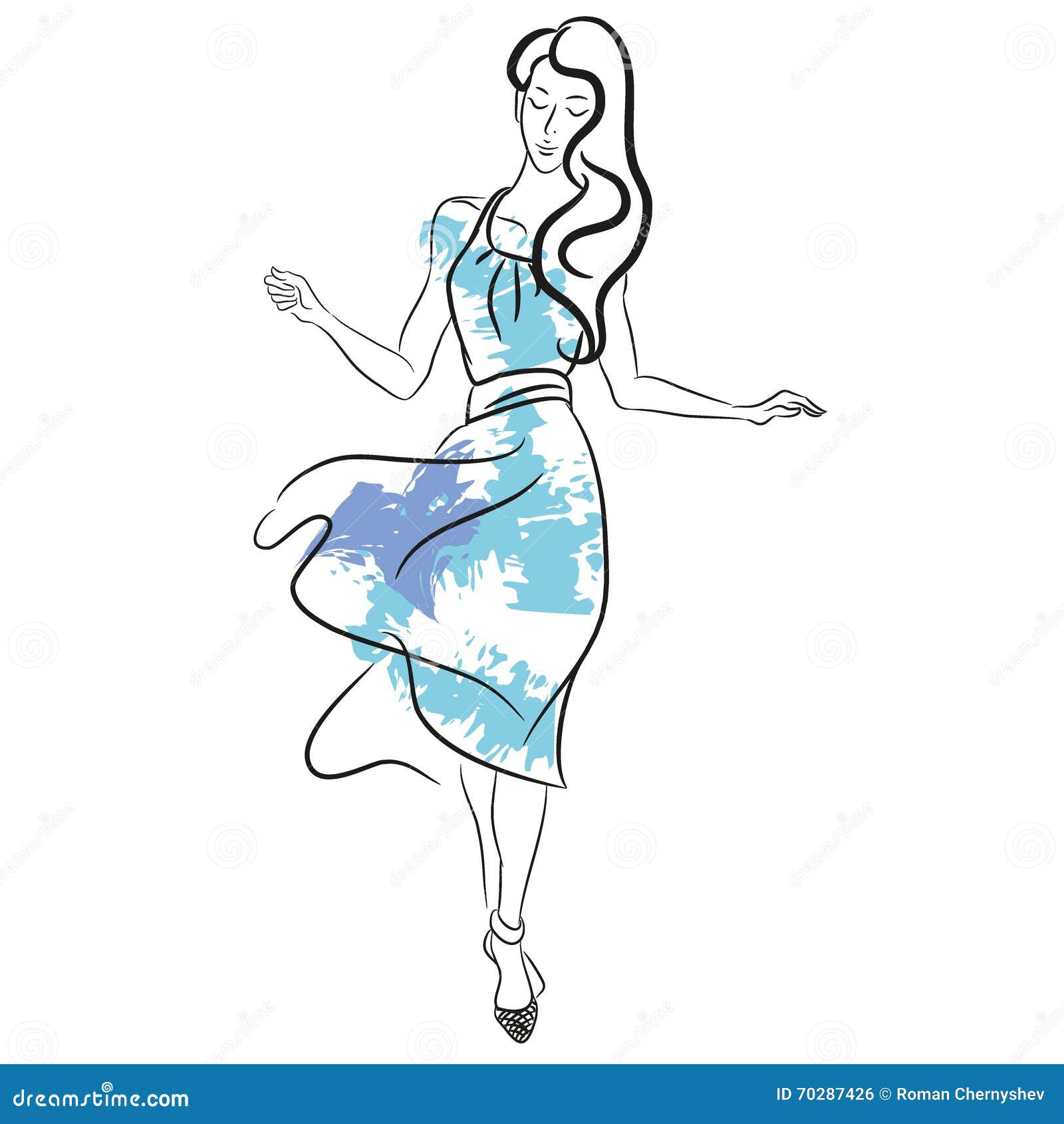 Summer Dress Graphic by MVMET · Creative Fabrica