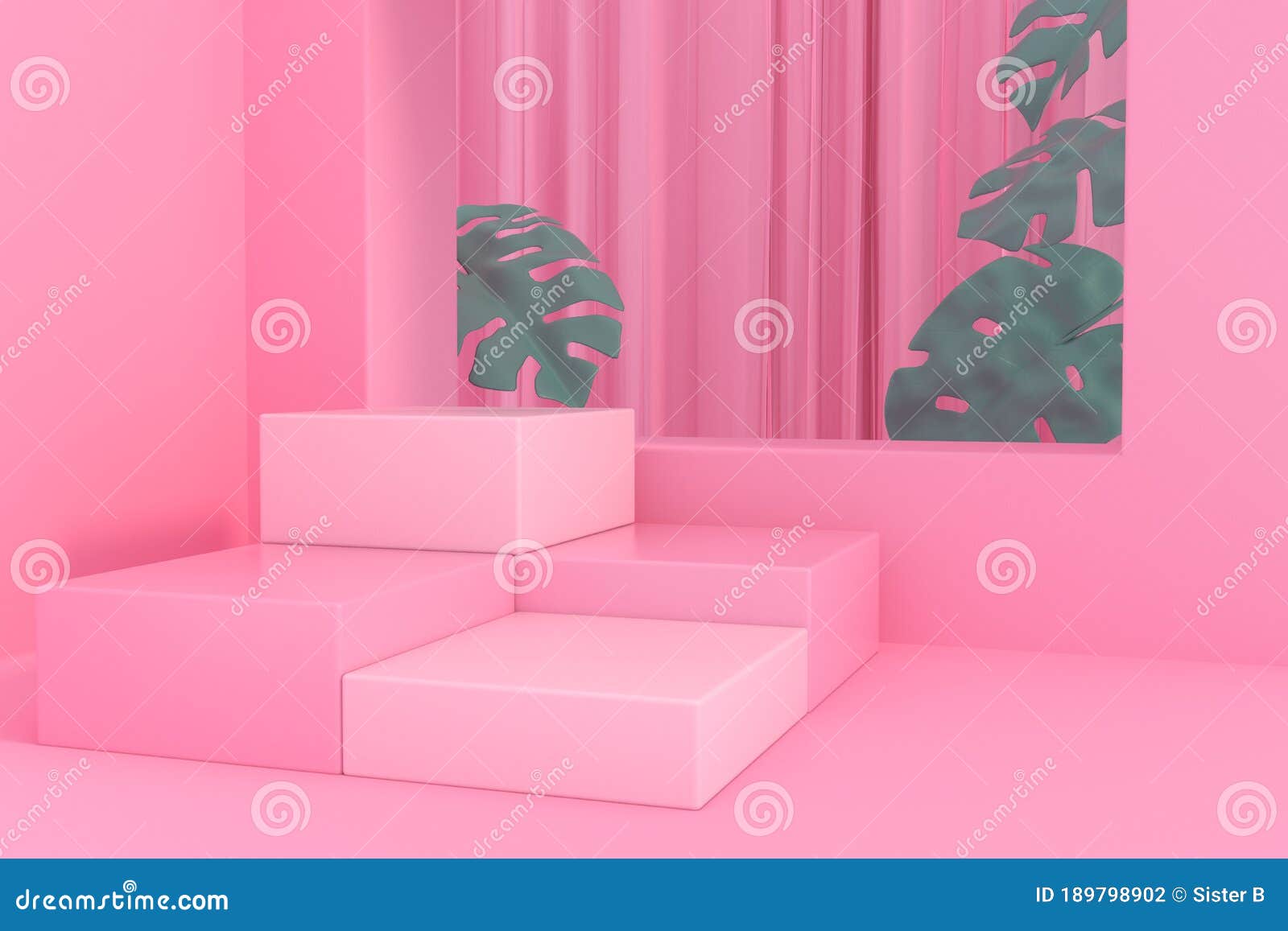 Abstract Pastel Color Background, Minimalist Mockup for Podium Display ...