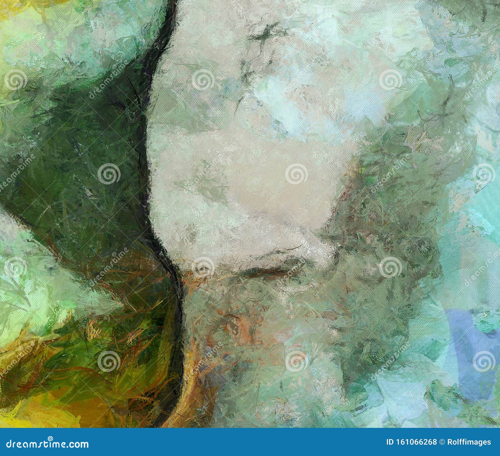Abstract in pastel colors stock illustration. Illustration of modern