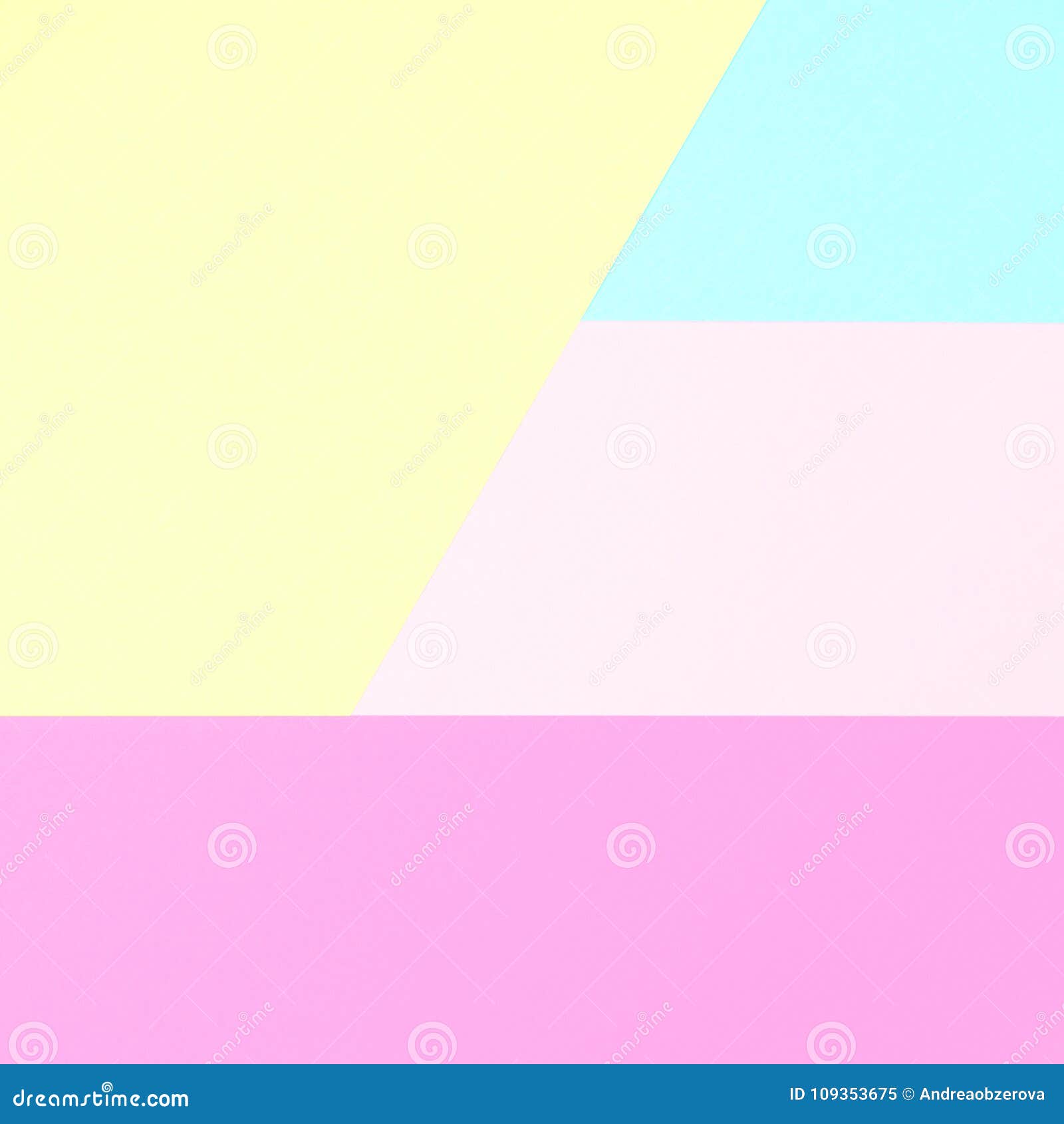 Pastel Colored Paper Texture Minimalism Background, Top View Stock