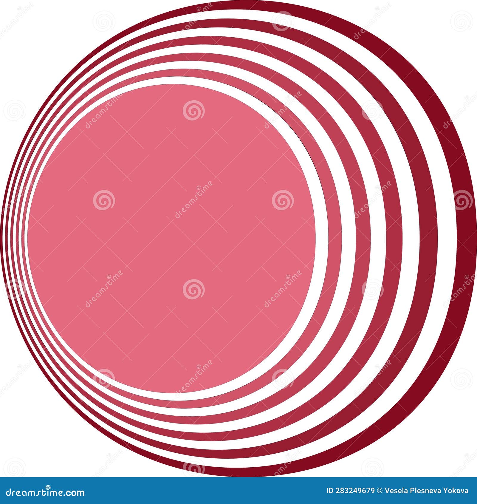 abstract pattern with red circle