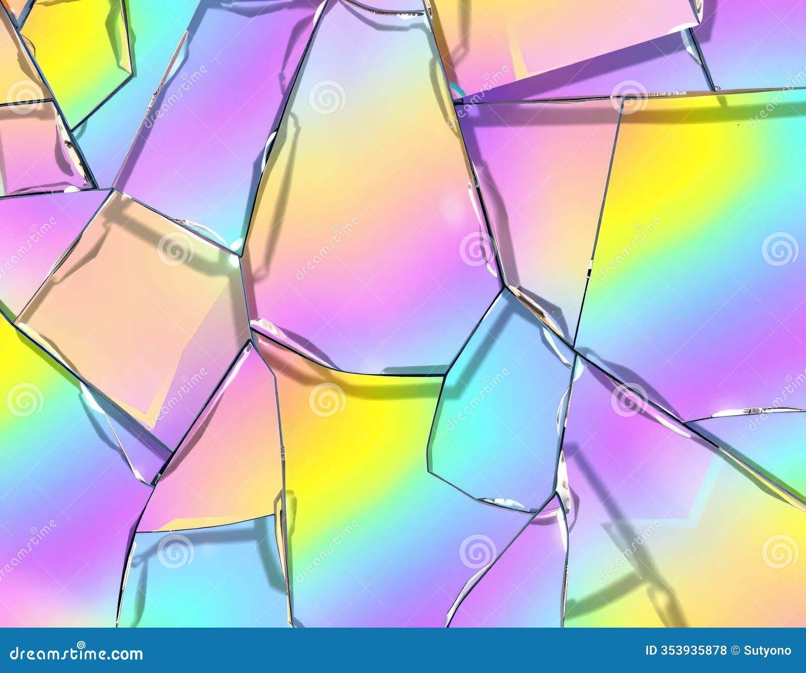 an abstract pattern that resembles a shattered glass prism
