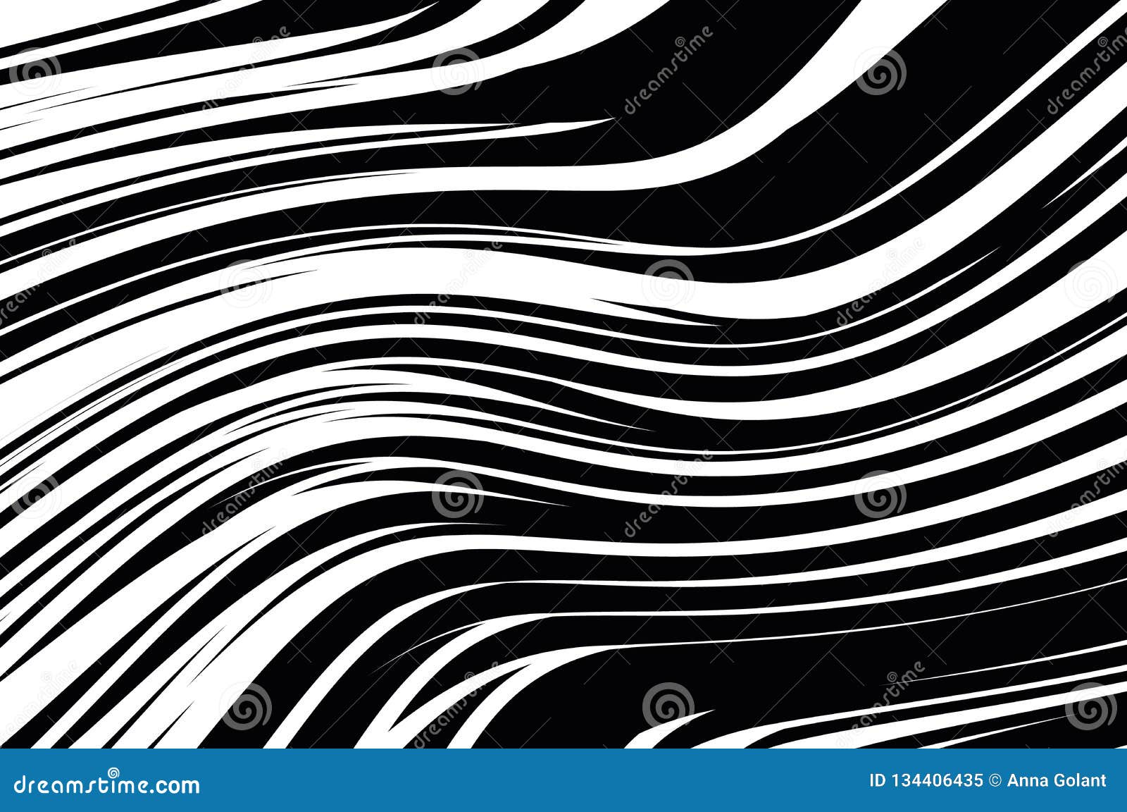 Abstract Pattern. Texture with Wavy, Curves Lines. Optical Art ...