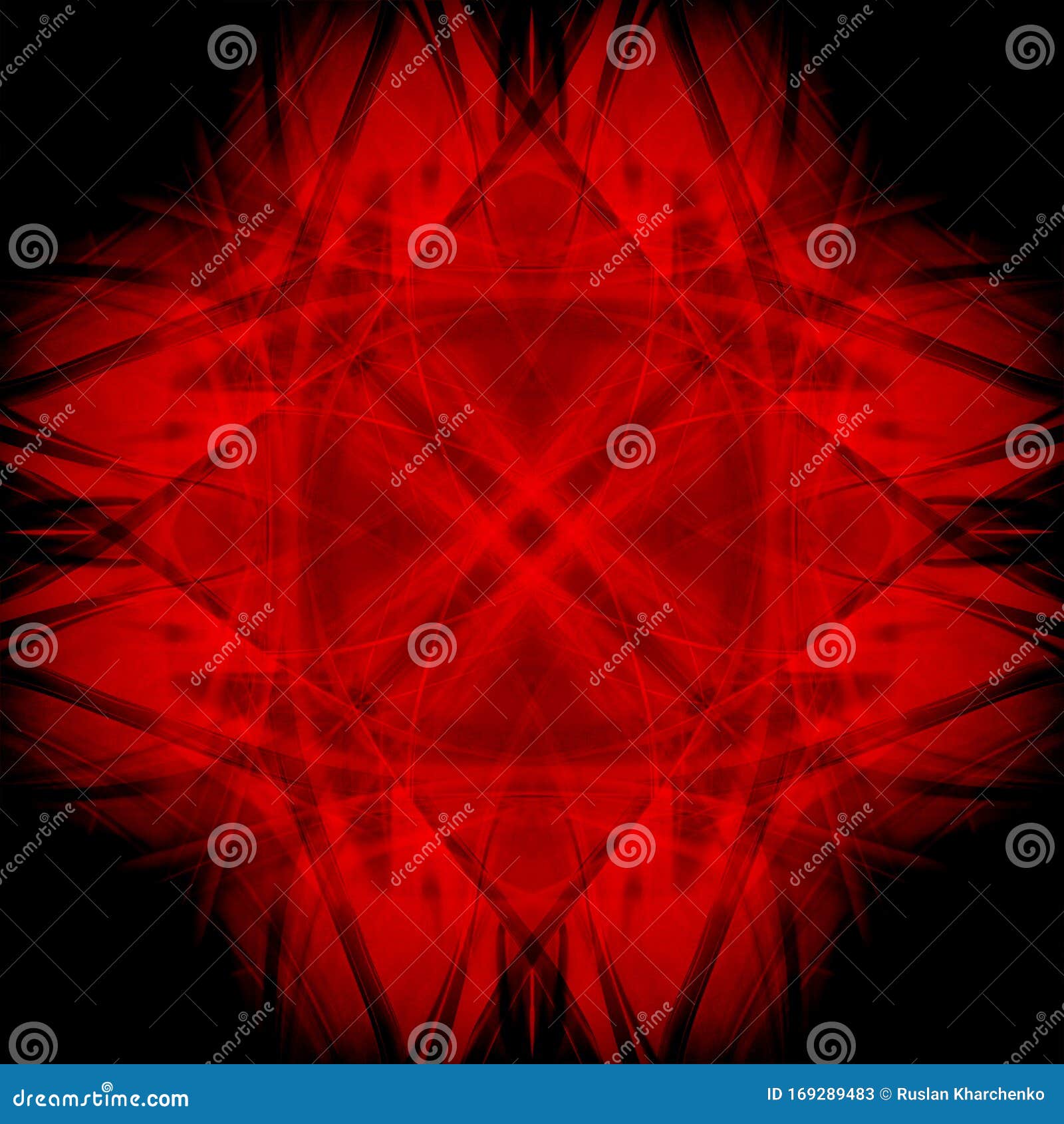 Abstract Patterned Red Background Texture Stock Illustration