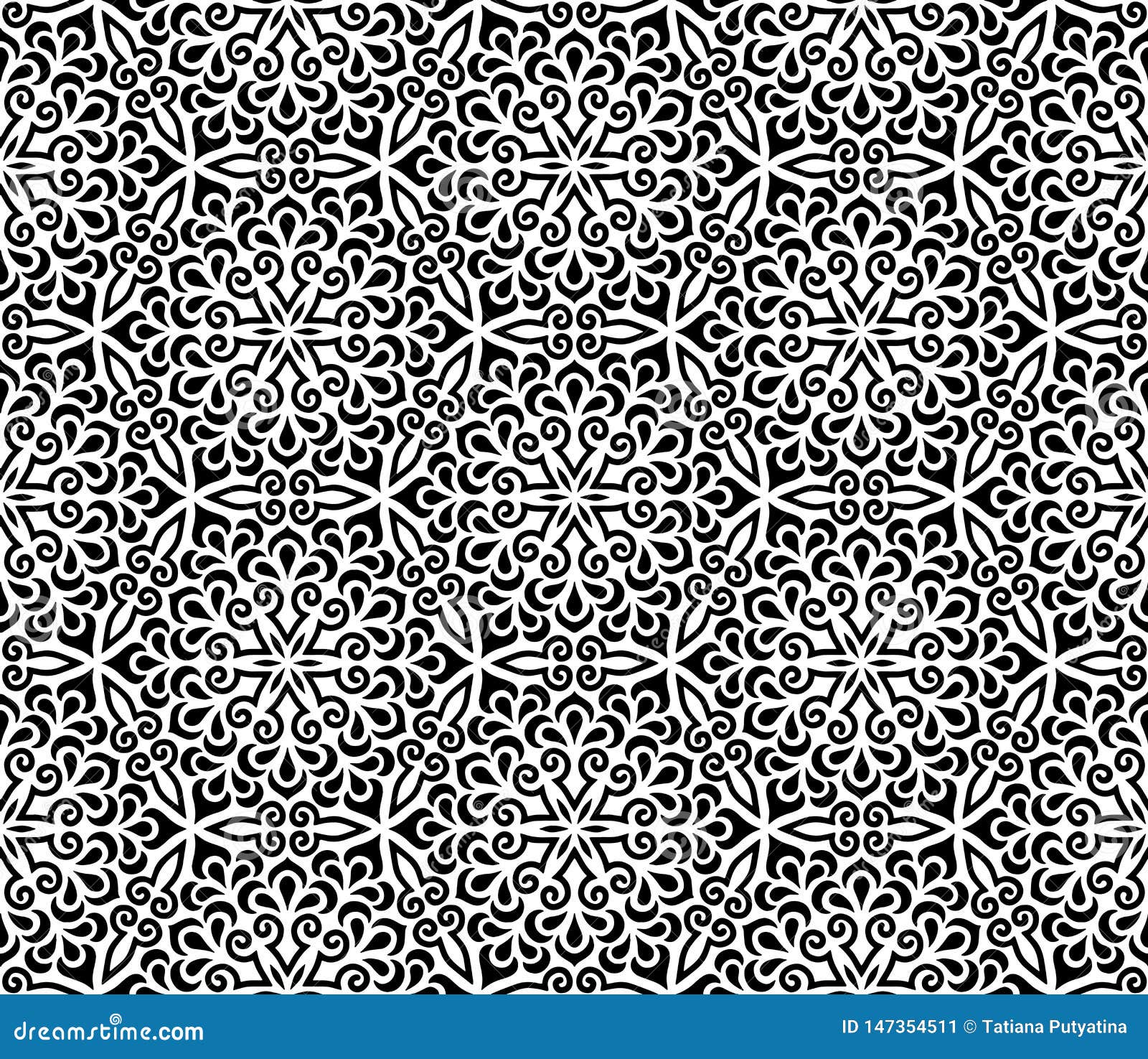 Abstract Patterns Stencil Doodle Sketch Stock Illustration