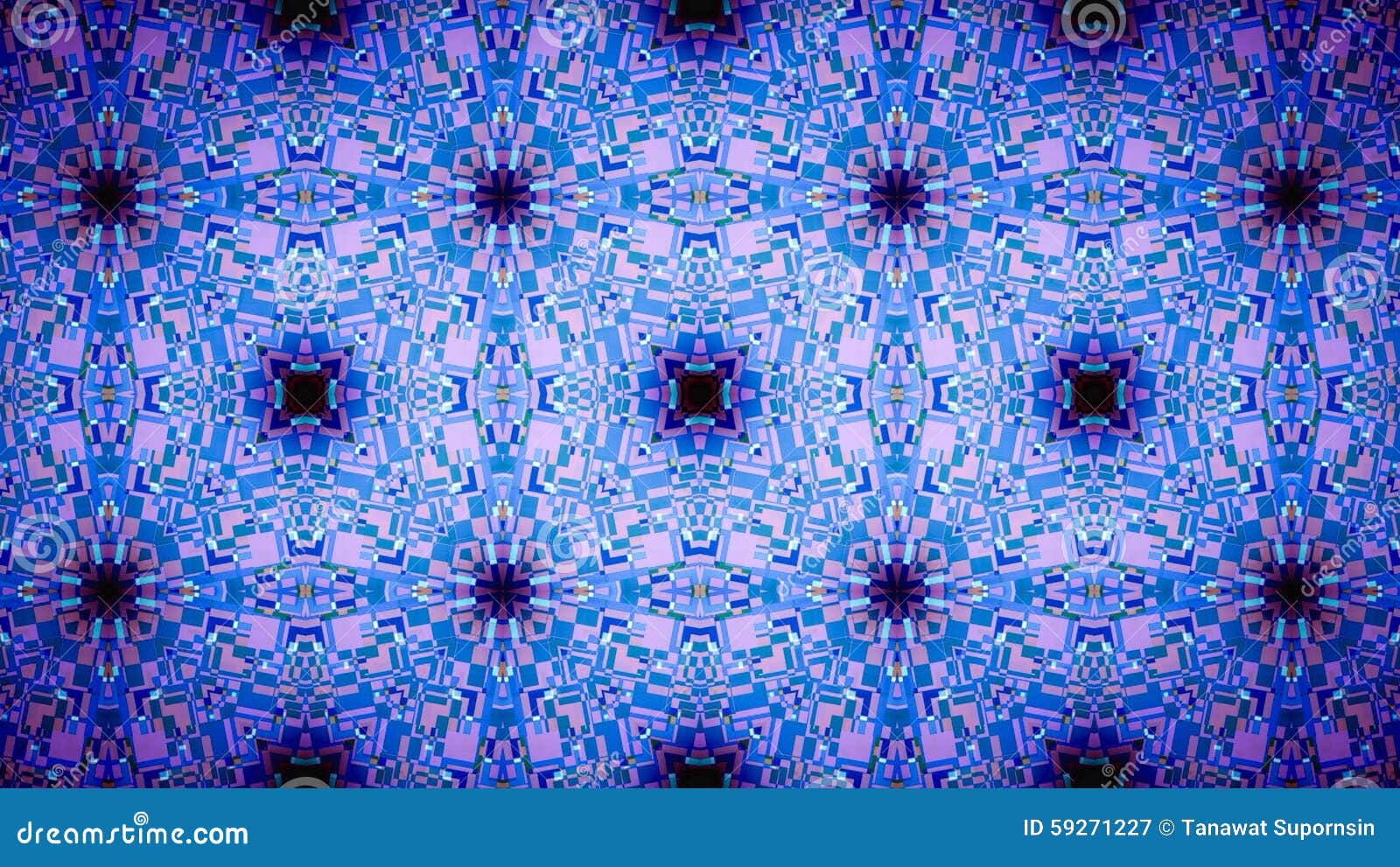 Abstract Pink Blue Pattern Wallpaper Stock Image Image of symmetry