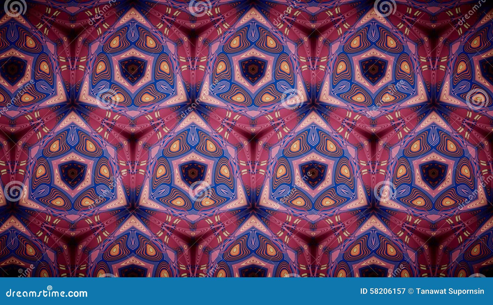 Abstract Pink Flower Pattern Background. Stock Image Image of