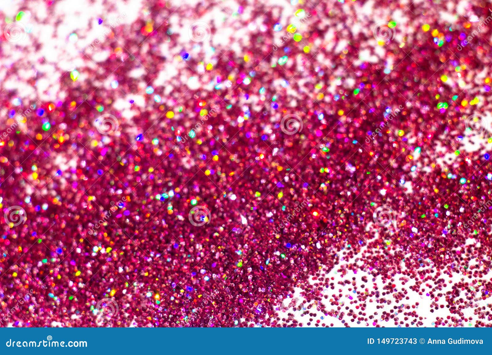 Abstract Pink Glitter Background with Blur Effect Stock Image Image