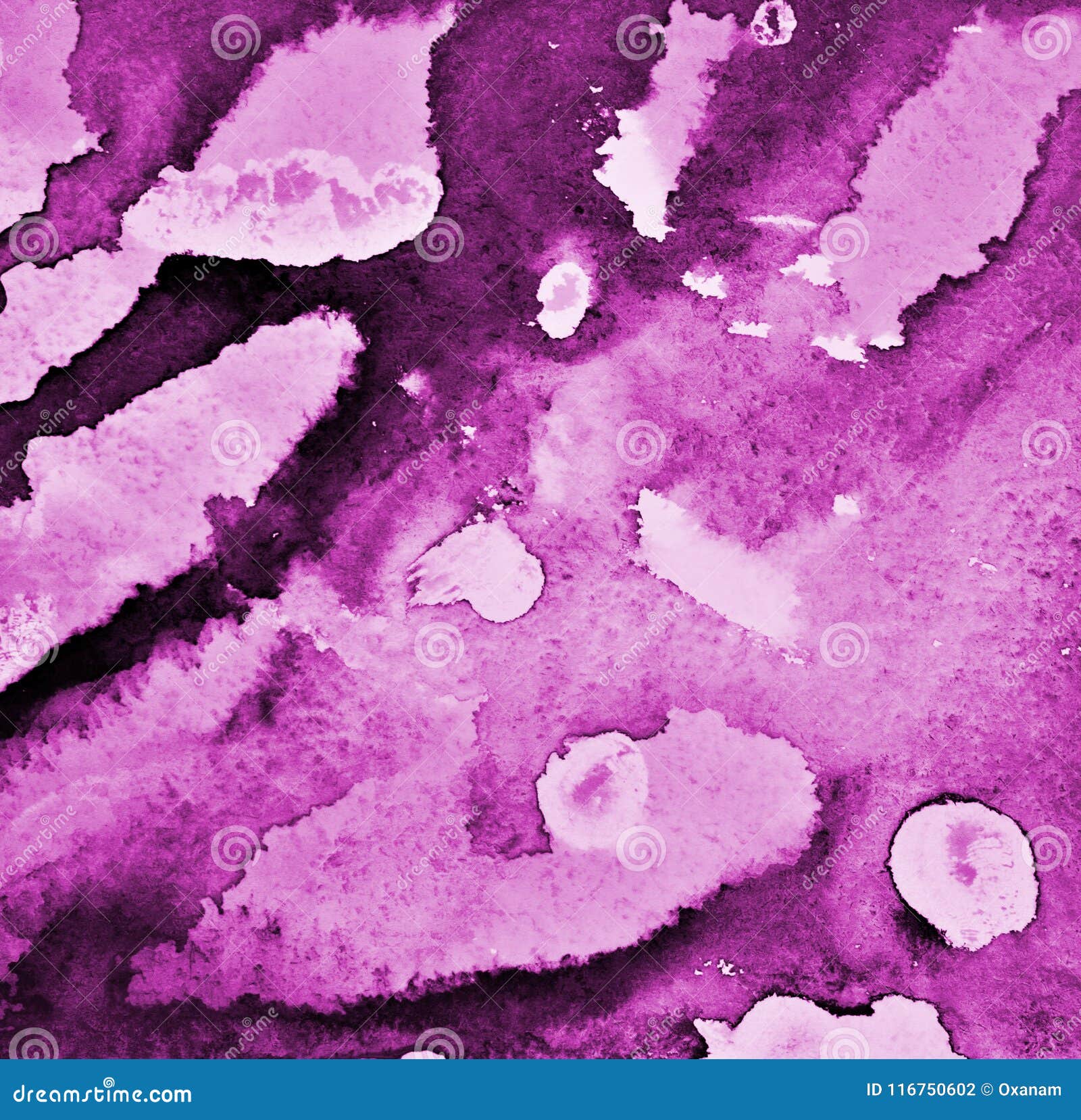 Abstract Pink Watercolor on Paper Texture As Background Stock Photo ...