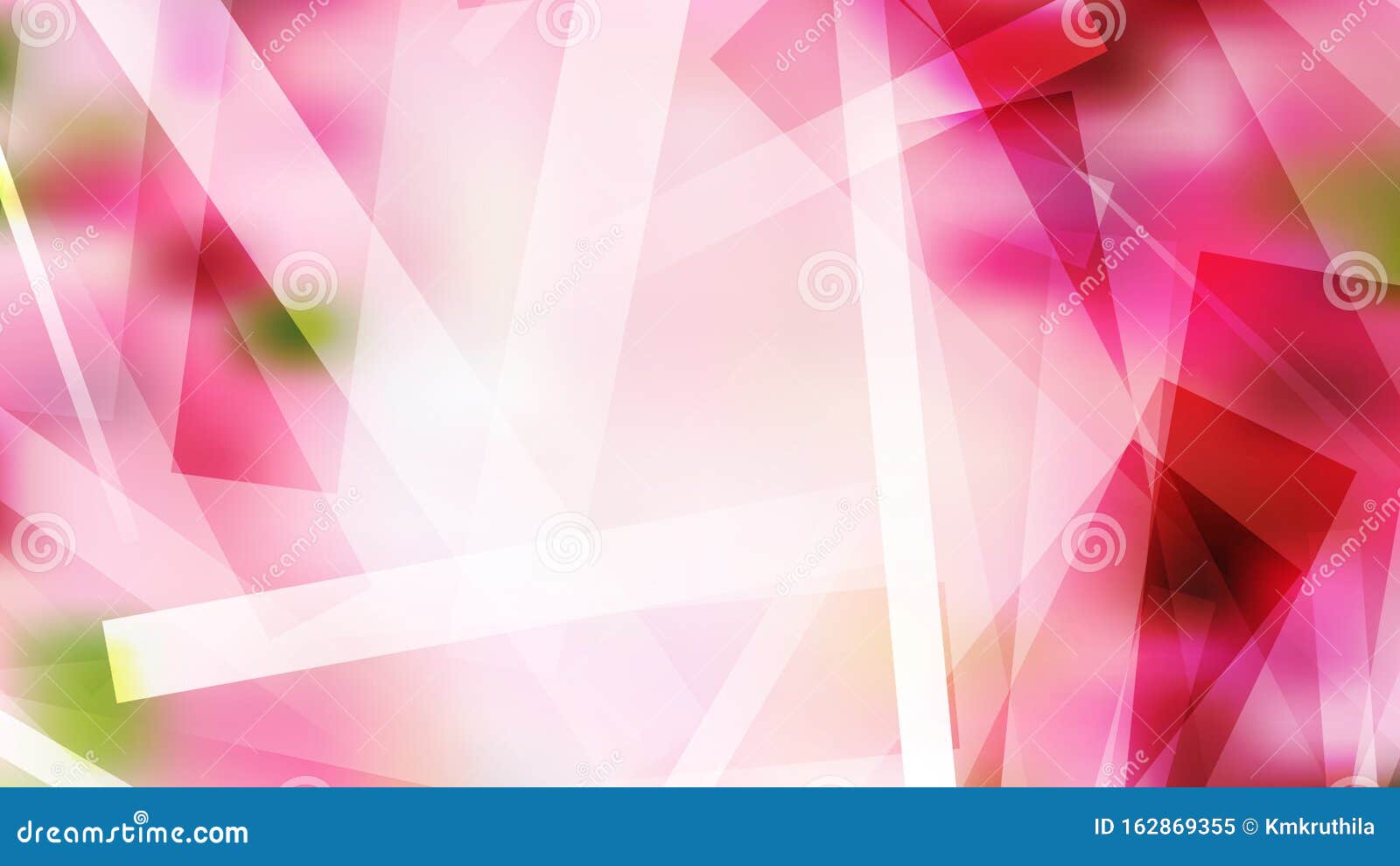 Abstract Pink and White Geometric Background Stock Vector