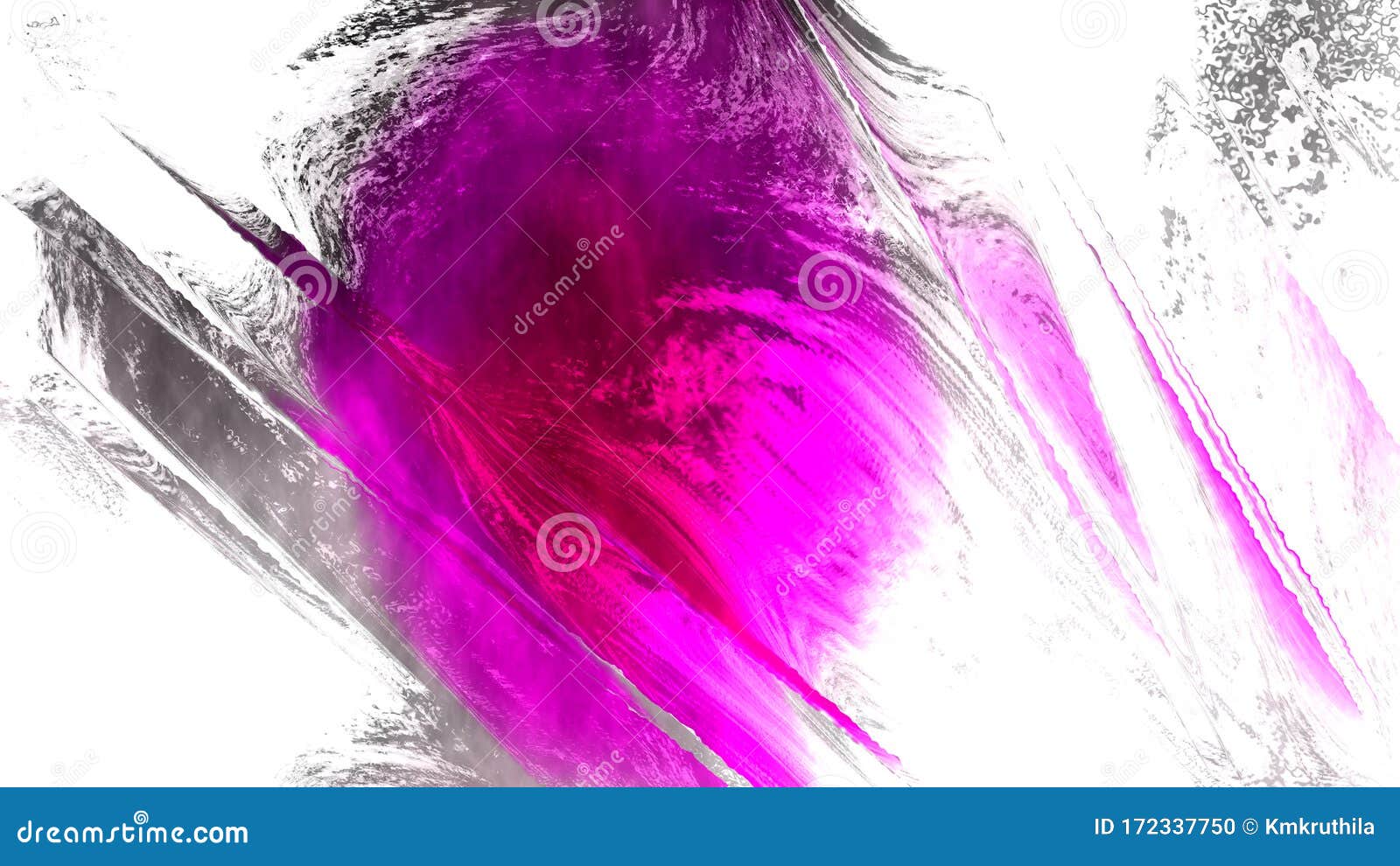Abstract Pink and White Painted Background Image Stock Illustration