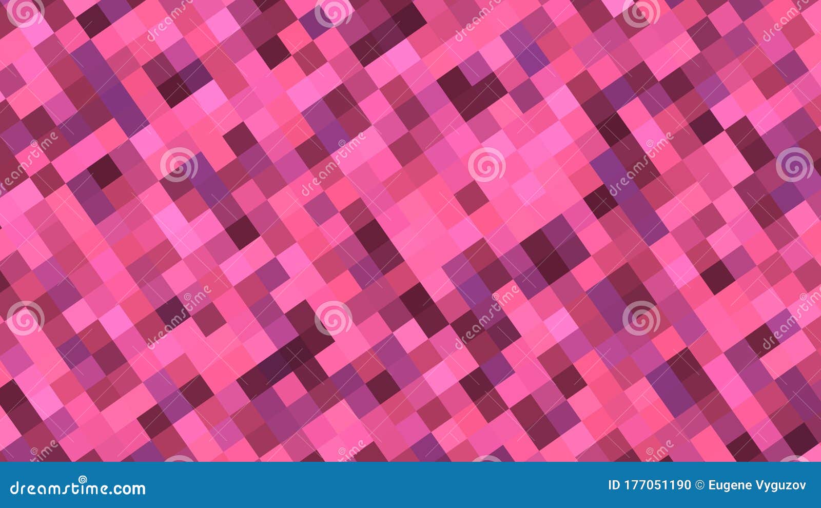 Abstract Polygonal Background, Hot Pink Geometric Vector Stock Vector