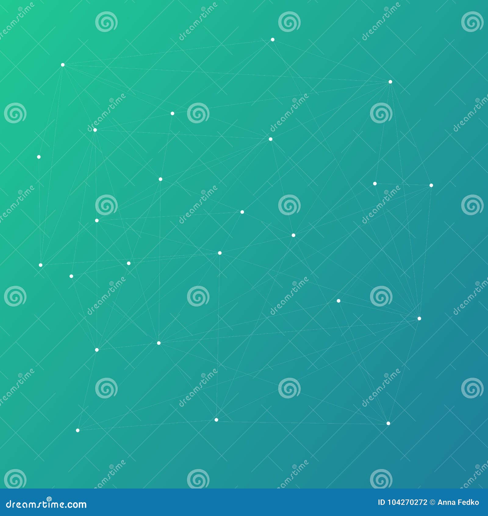 Abstract Polygonal Mash Gradient Background with Connecting Dots and ...
