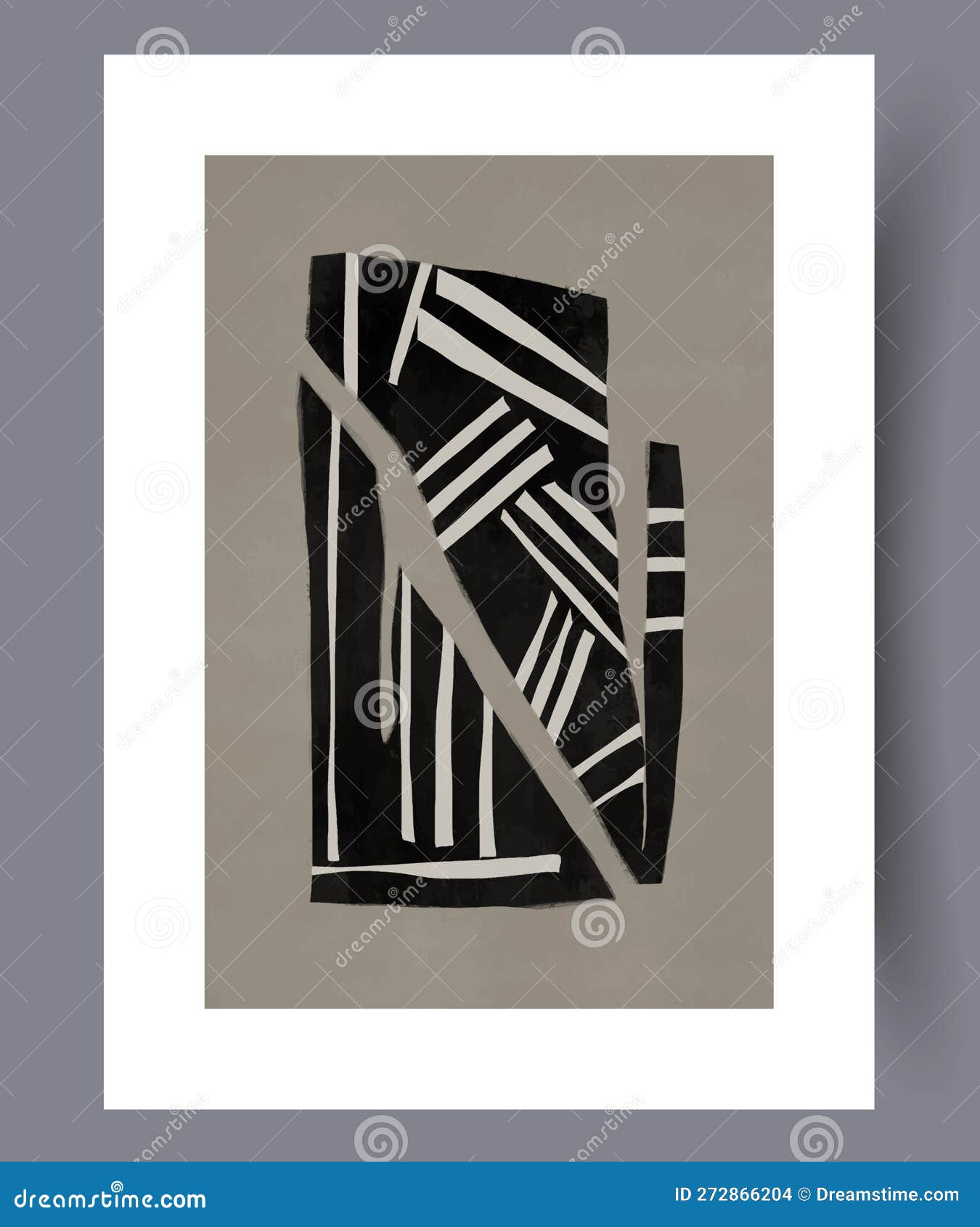 abstract postmodernism chaotic wall art print