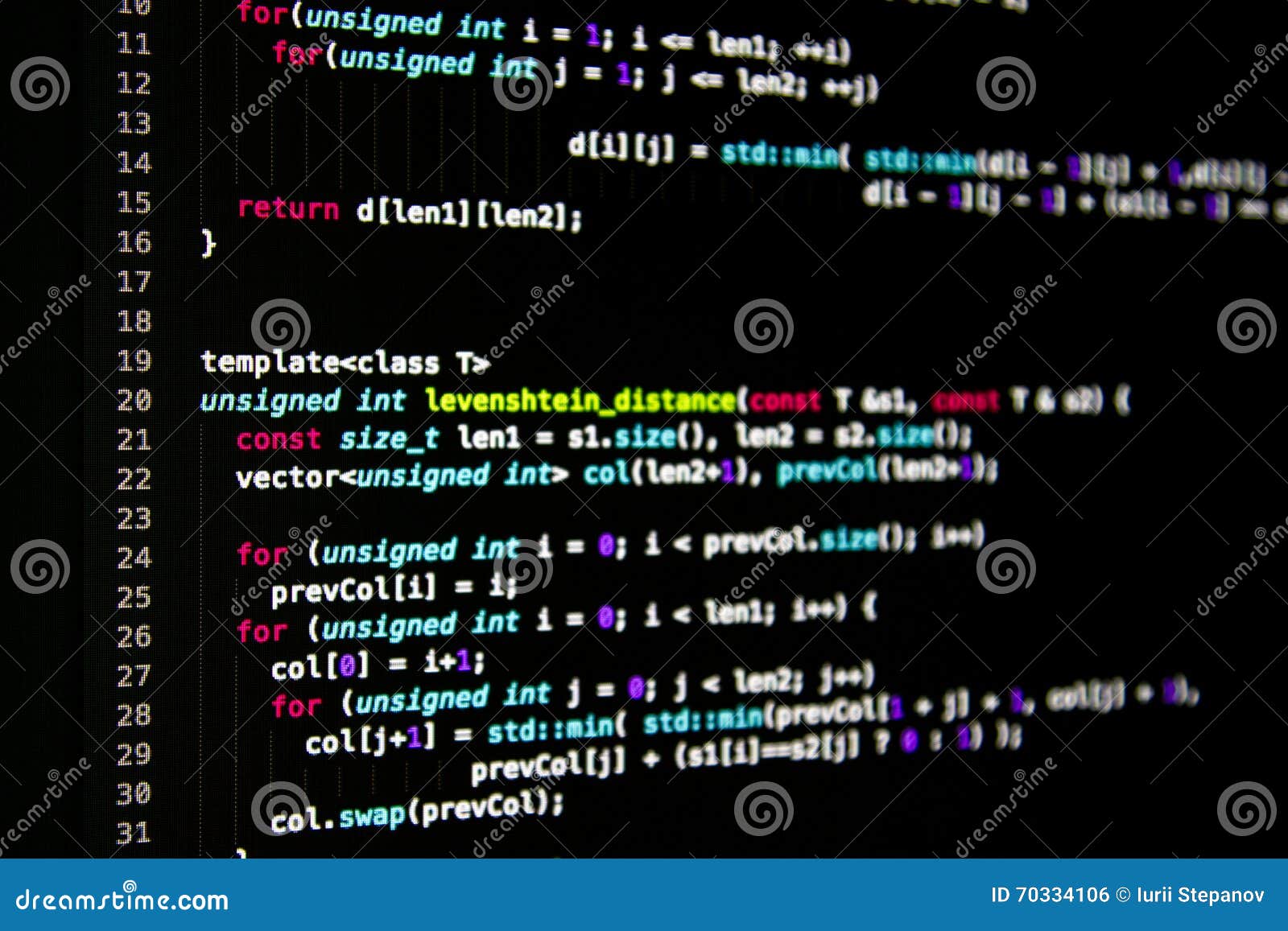Abstract programming code stock photo. Image of design - 70334106