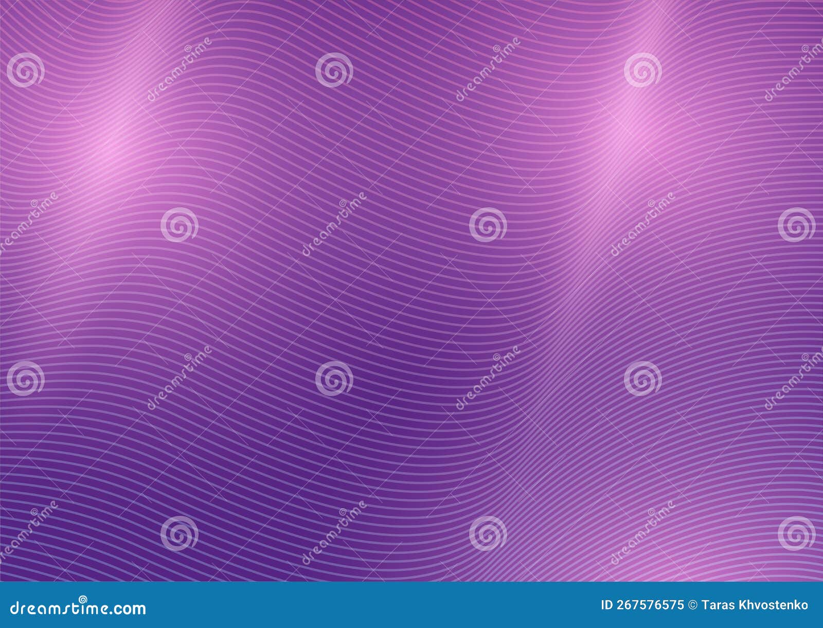 Abstract Purple Background with Waves Stock Vector Illustration of