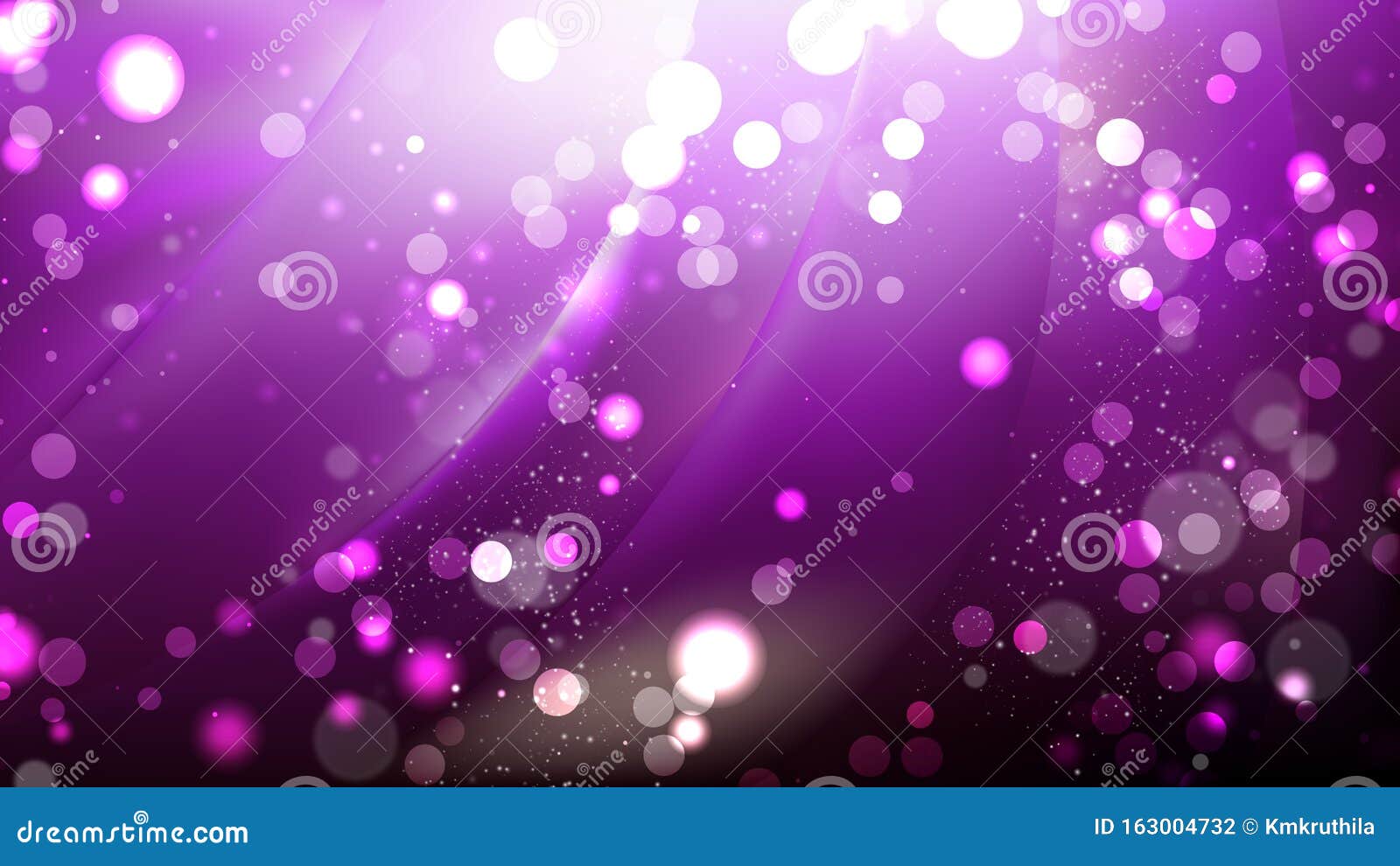 Abstract Purple and Black Bokeh Background Image Stock Vector Illustration of template