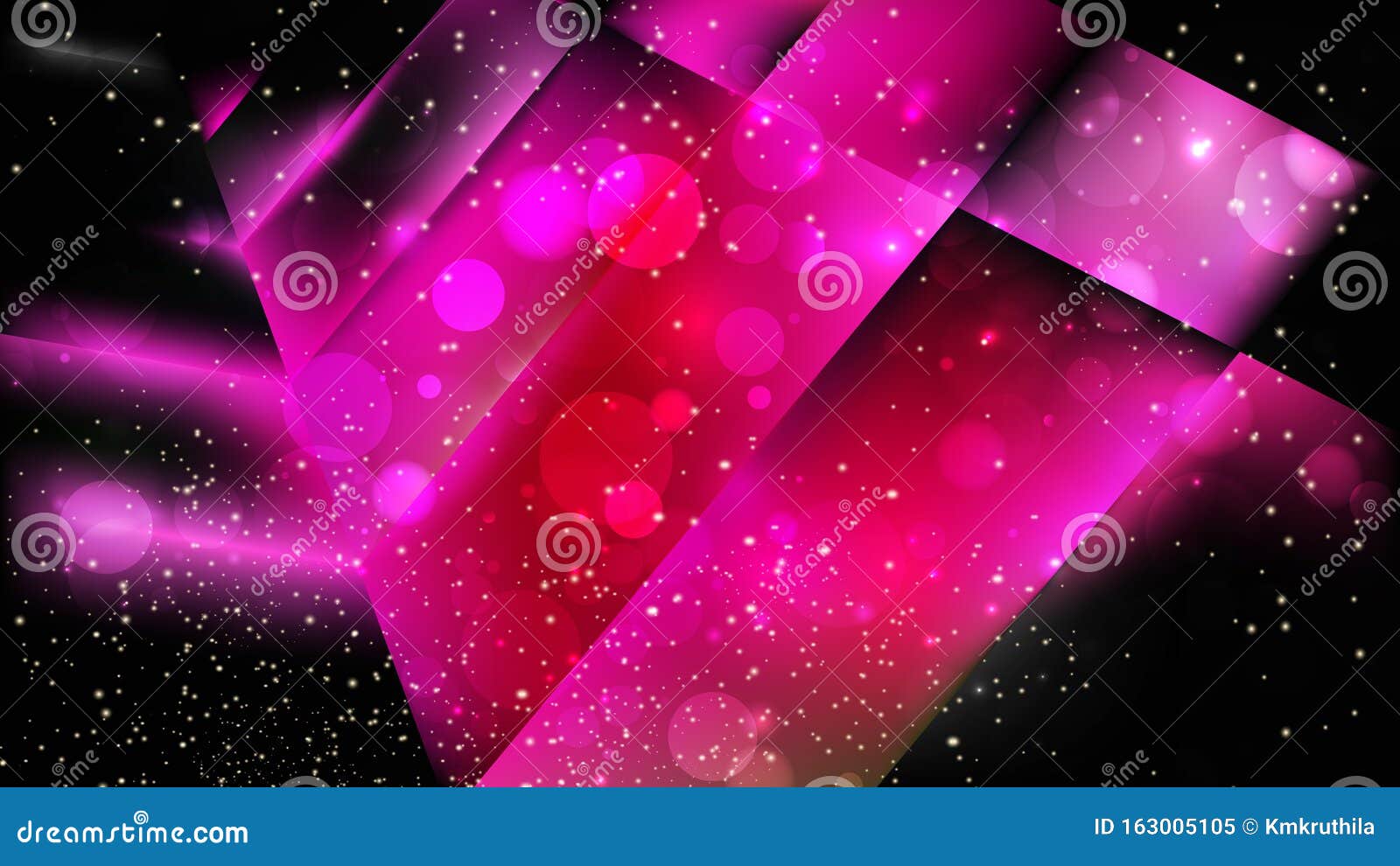 Abstract Purple and Black Bokeh Background Vector Stock Vector Illustration of glow