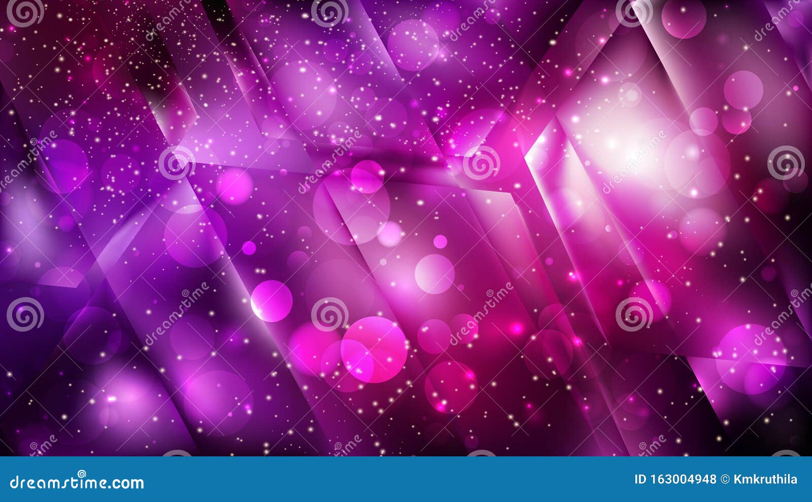 Abstract Purple and Black Bokeh Defocused Lights Background Vector Stock Vector Illustration