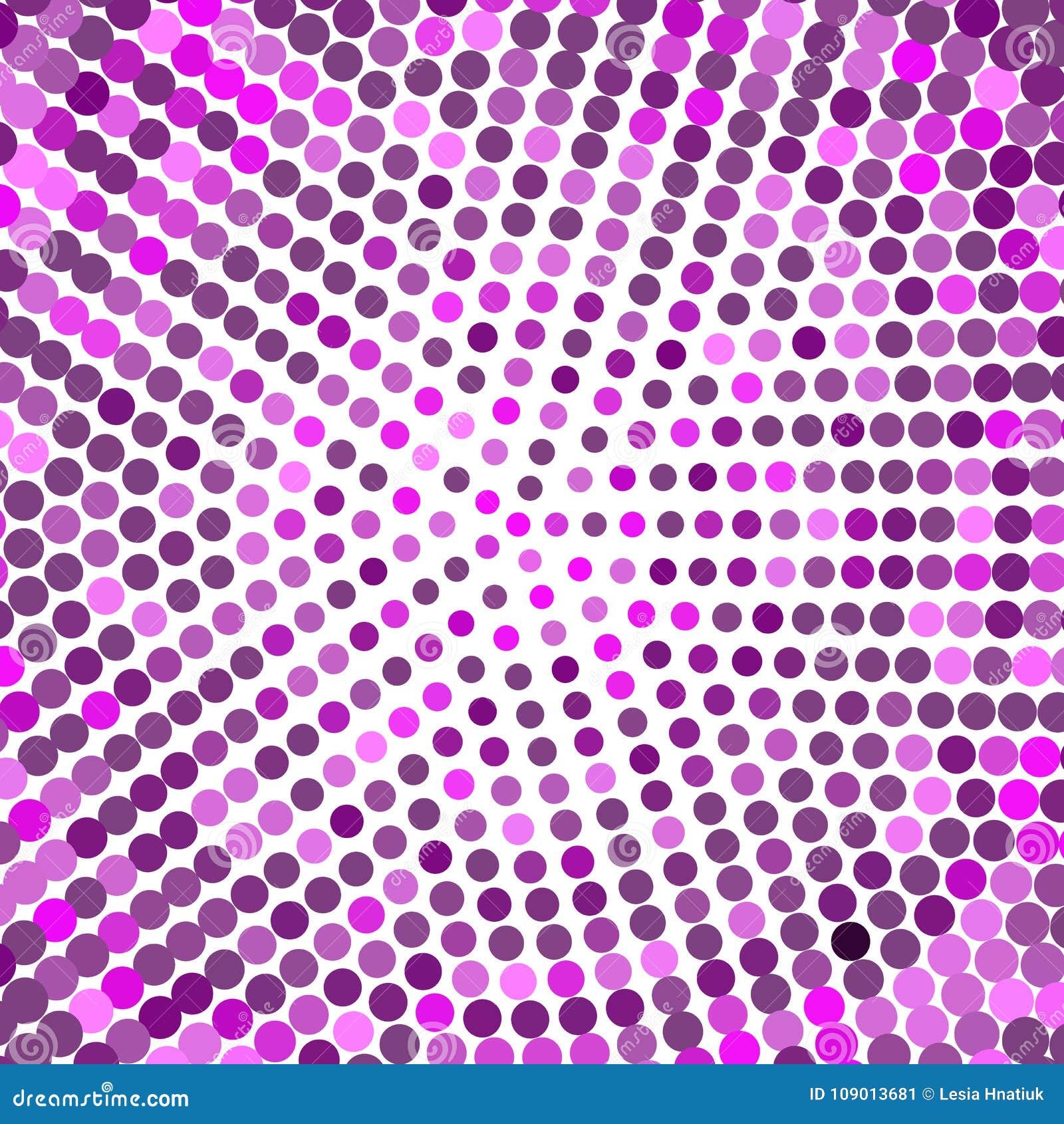 Abstract Purple Dotted Background Halftone Dots Radial Texture ...