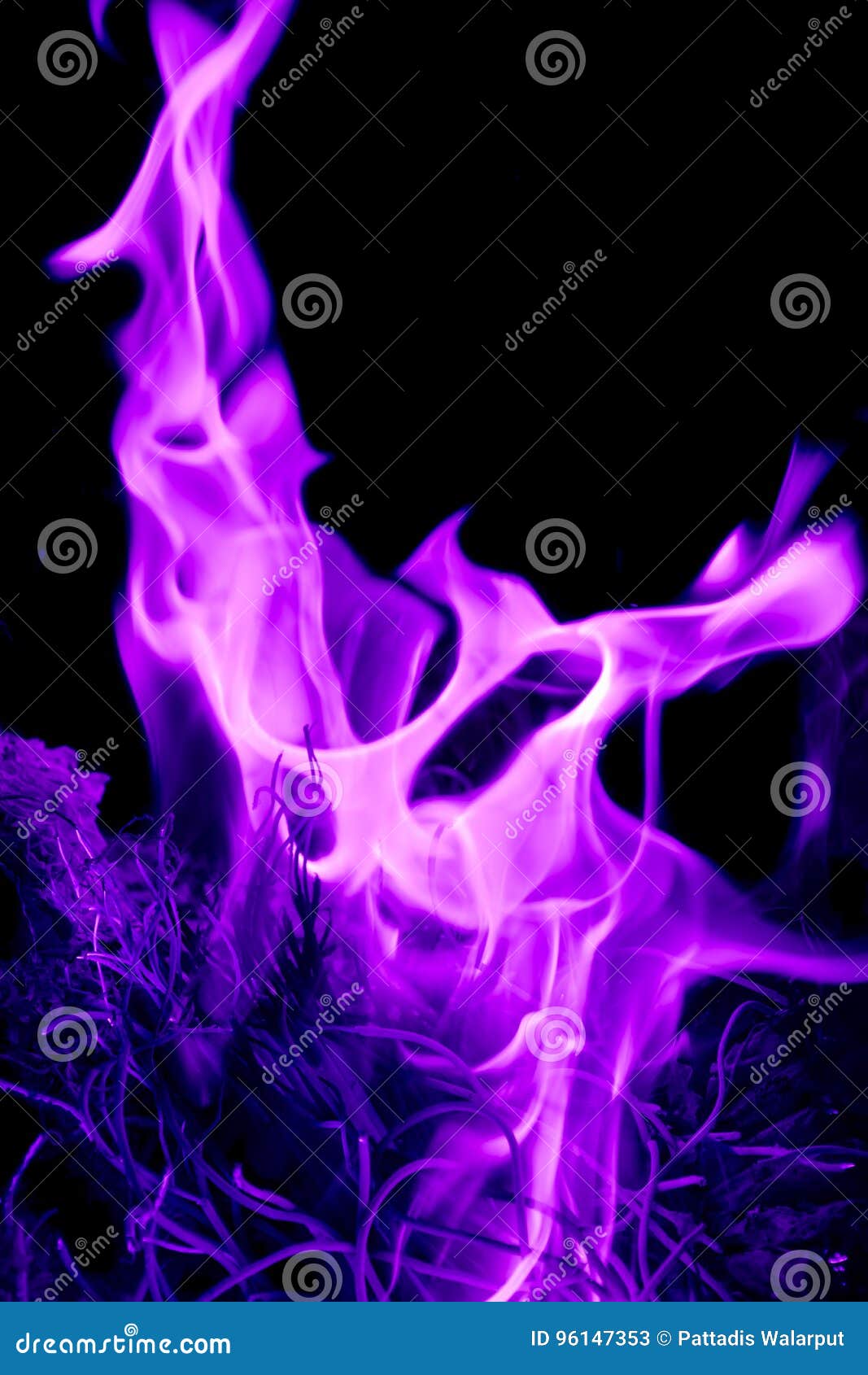 Abstract Purple Fire Flames Stock Image Image Of Flame Background 96147353