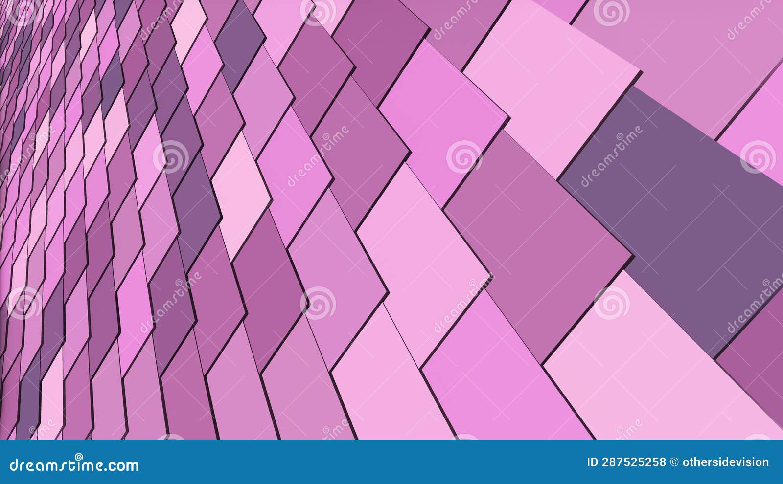 Abstract Purple Tile Pattern Background Stock Illustration